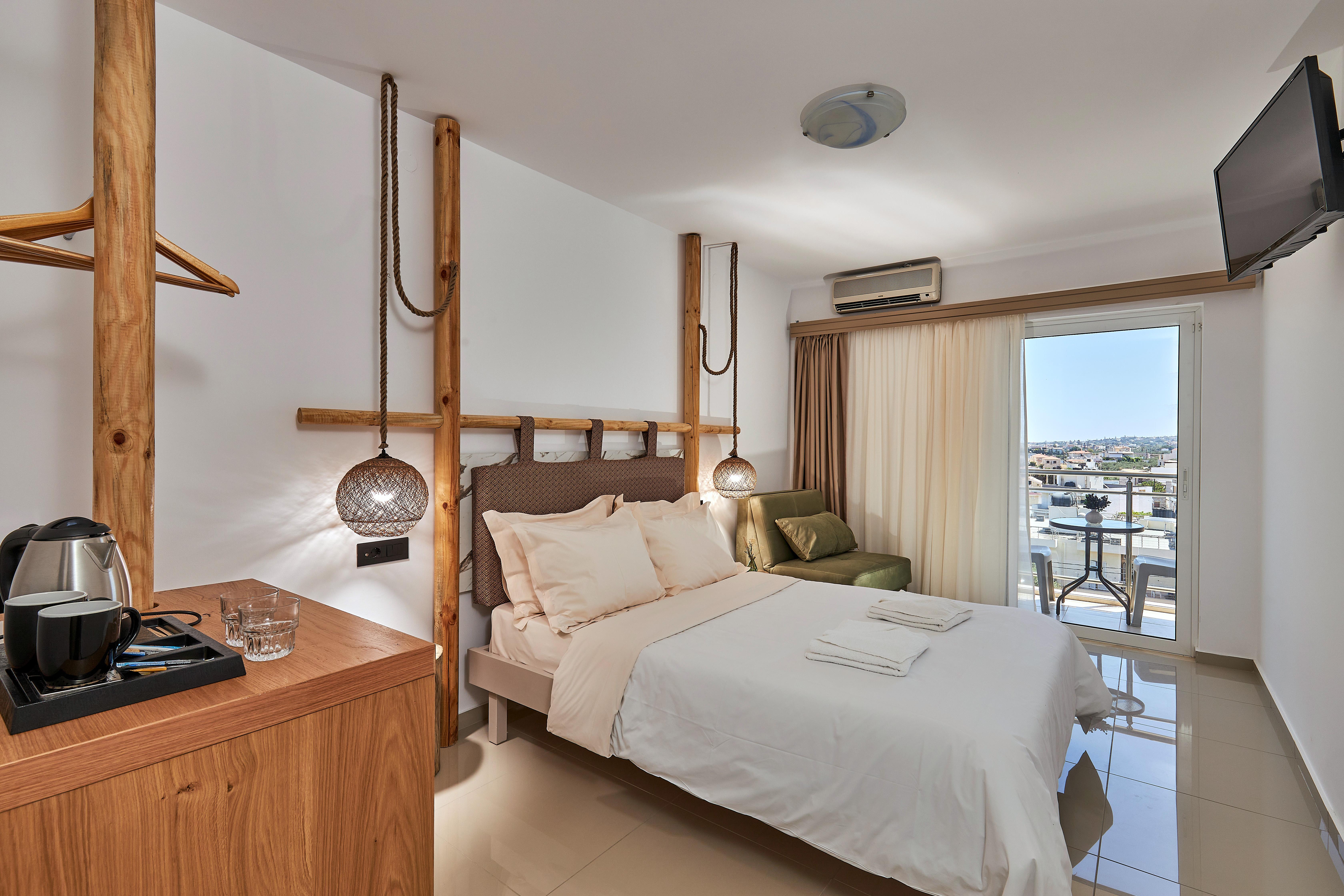 Room, Double Bed, Side Sea View