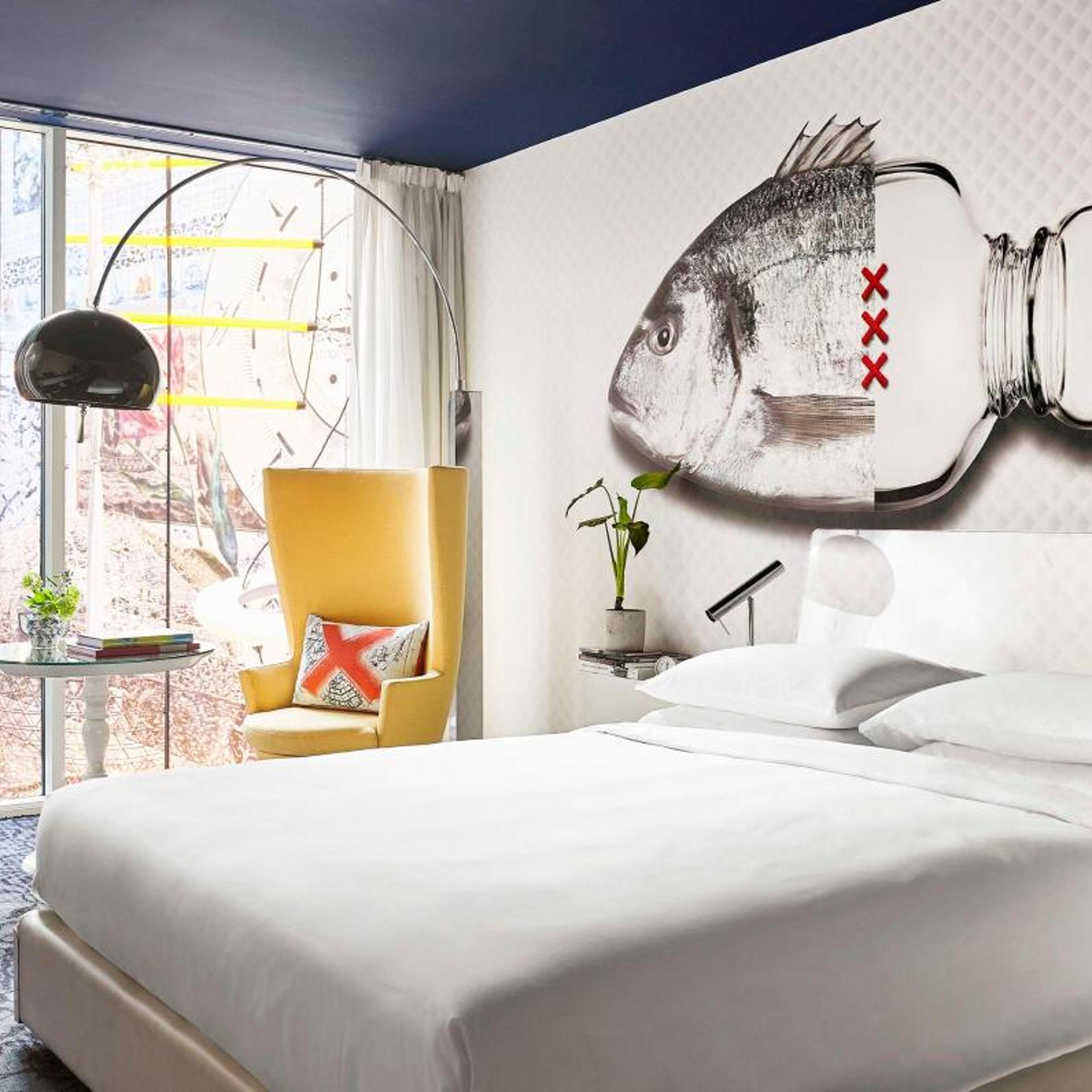 Room, King Bed, Queen Bed, Atrium View