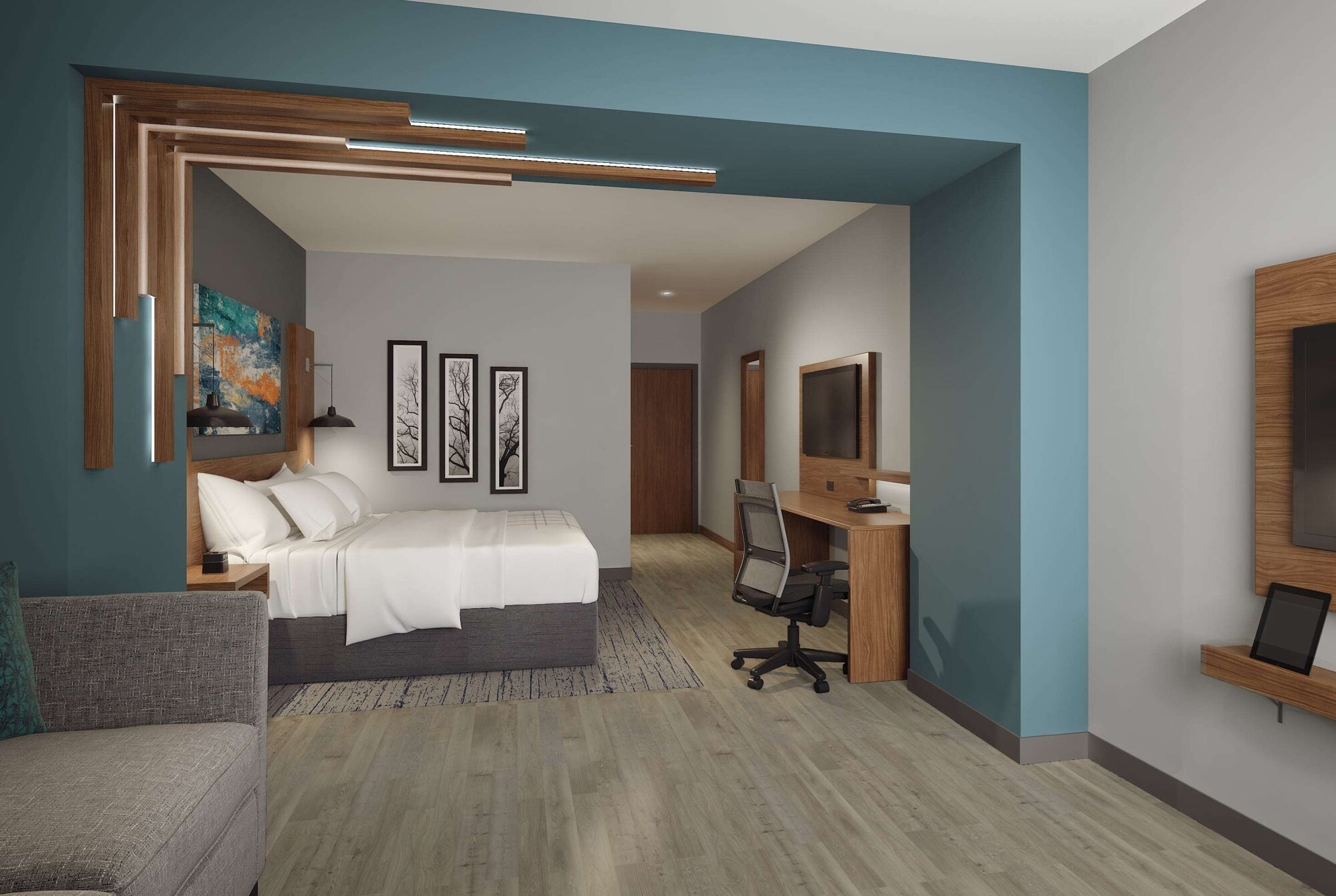 غرفة أساسية بسرير كينج، La Quinta Inn & Suites by Wyndham Locust Grove 7/10