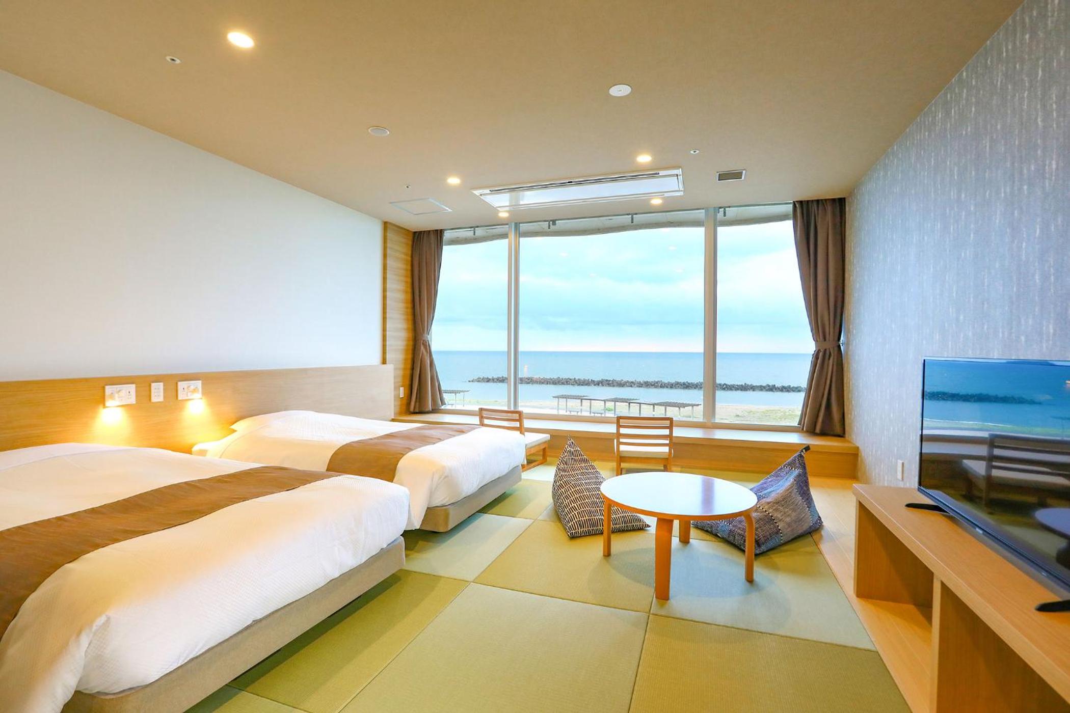 Japanese, Superior, Twin Beds, Sea Side, Indoor Bath