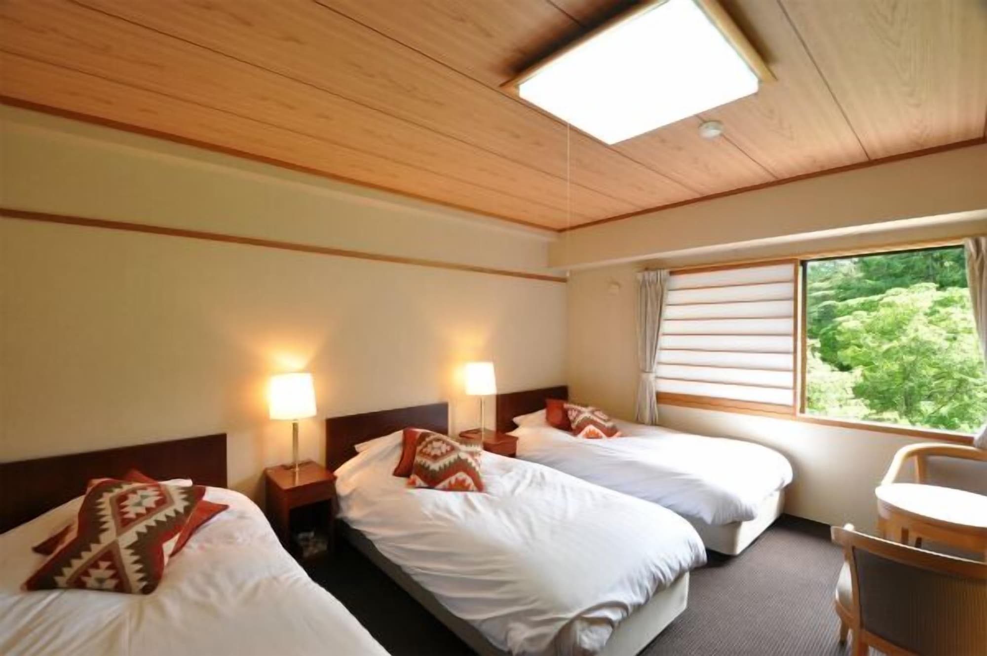 غرفة ثلاثية بثلاثة أسرّة، Hakuba Yamano Hotel 2/2