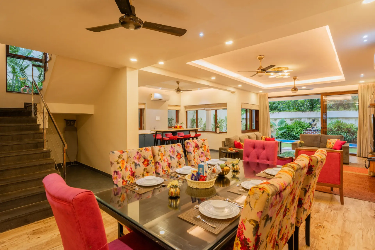 ELIVAAS 4 BHK With Pvt Pool & Outdoor Sitting Area Anasa 9/14