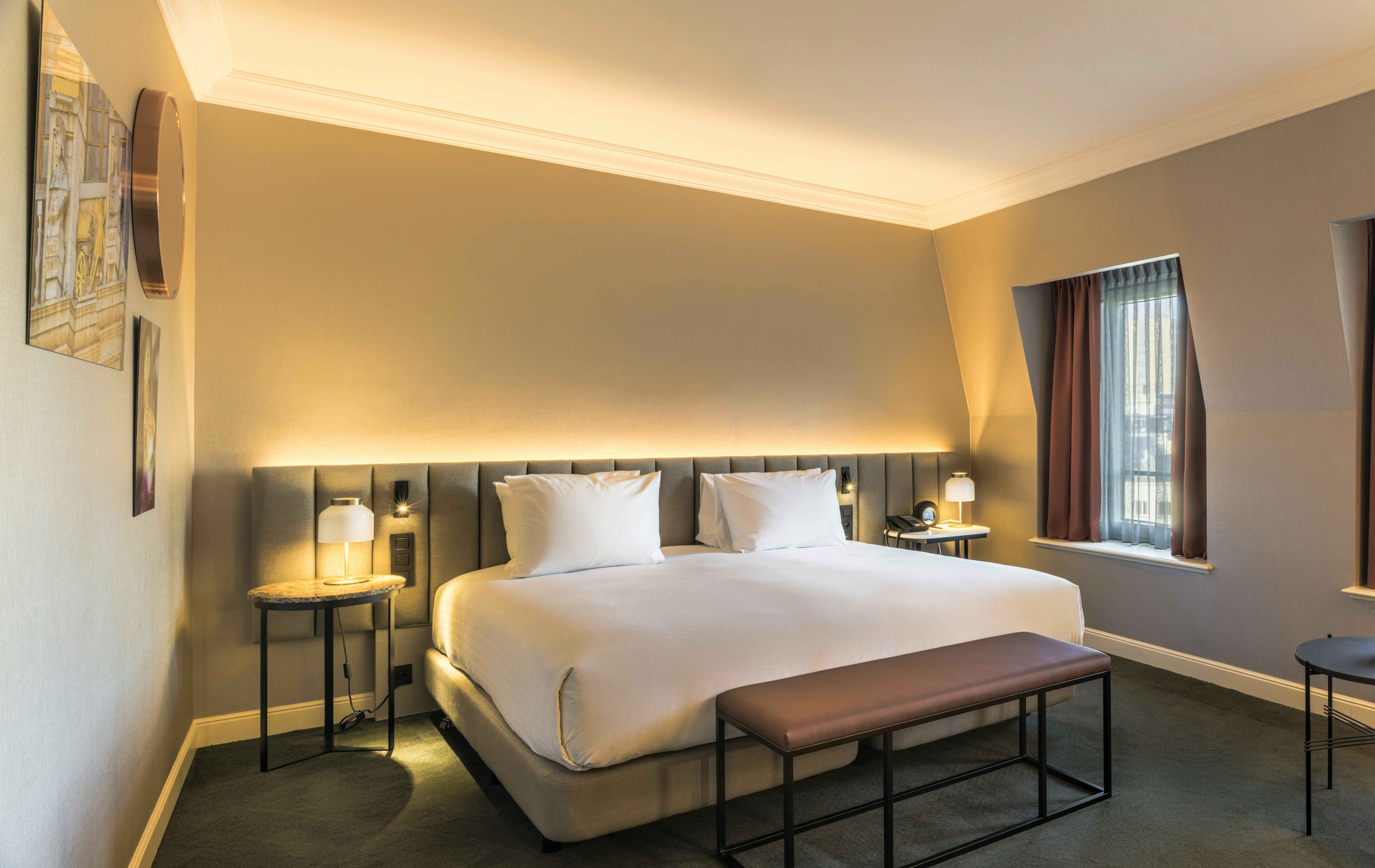 غرفة بسرير كينج، Hilton Brussels Grand Place 3/4