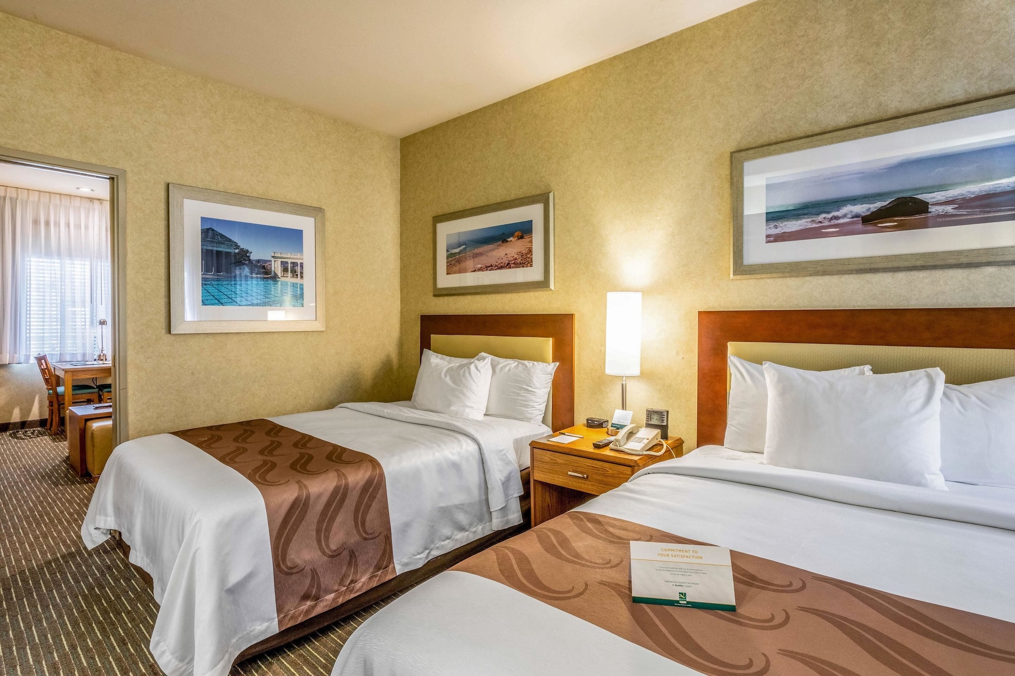 Suite, 2 Double Beds, Pool View, Sofa