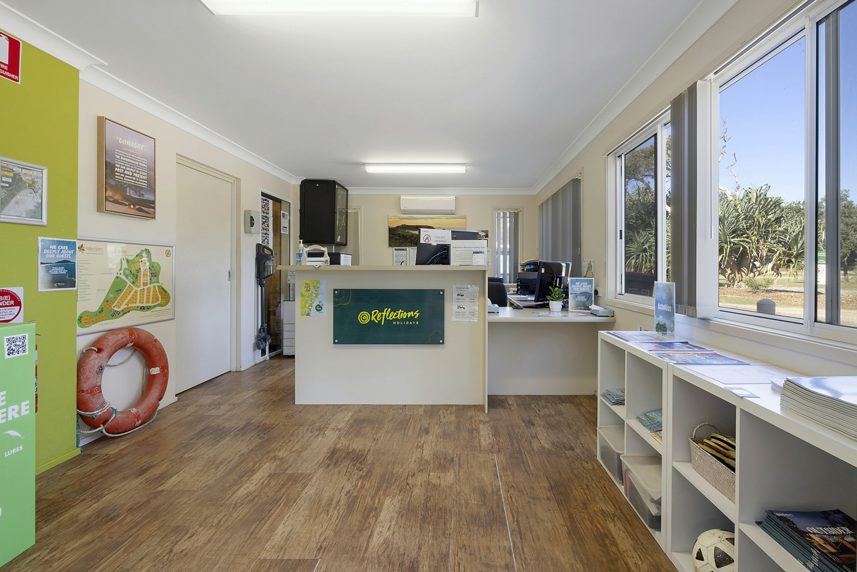 Lobby at Reflections Holiday Parks Red Rock, COFFS HARBOUR