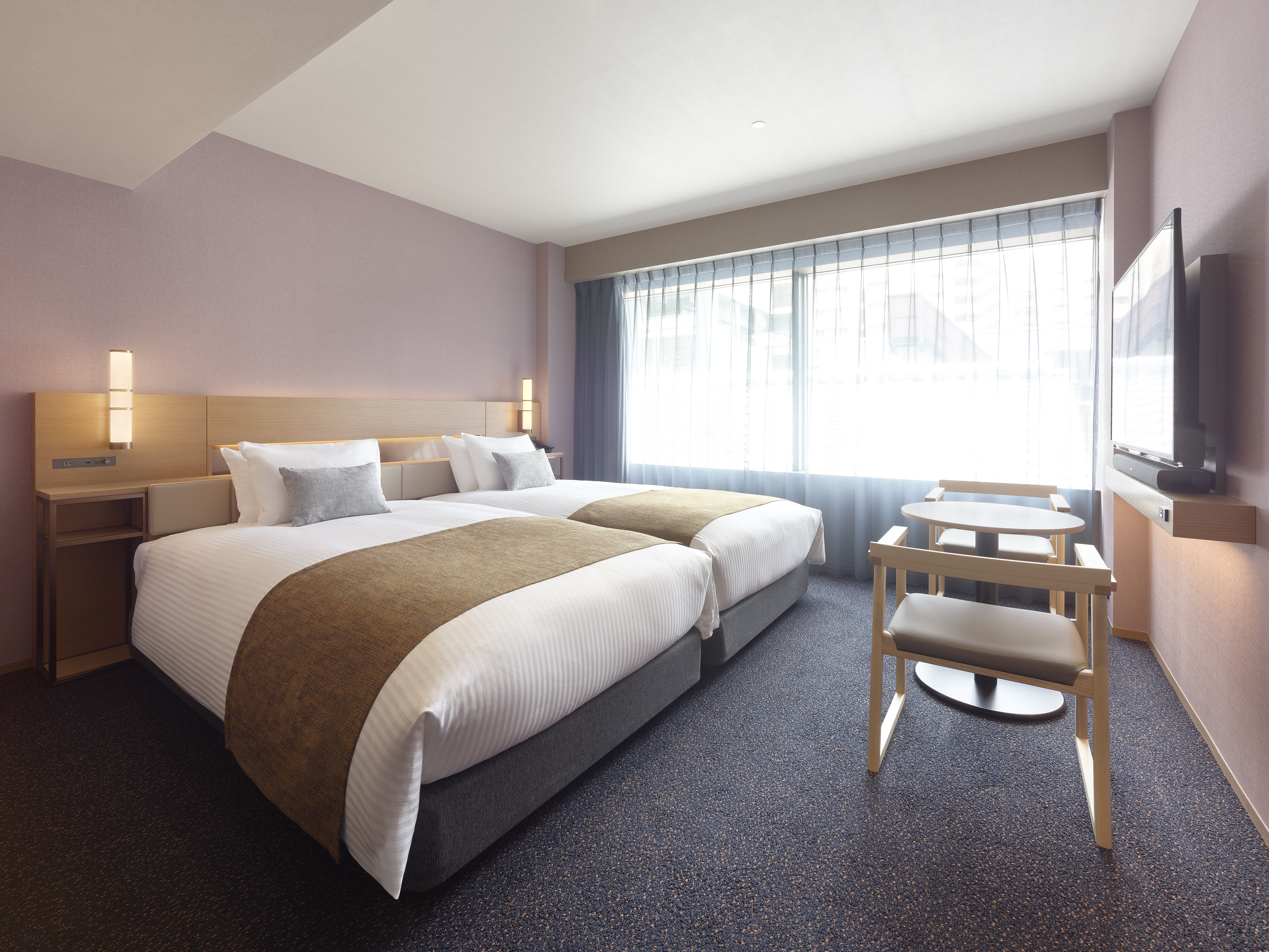Room, Twin Beds, Smoking, Accessible