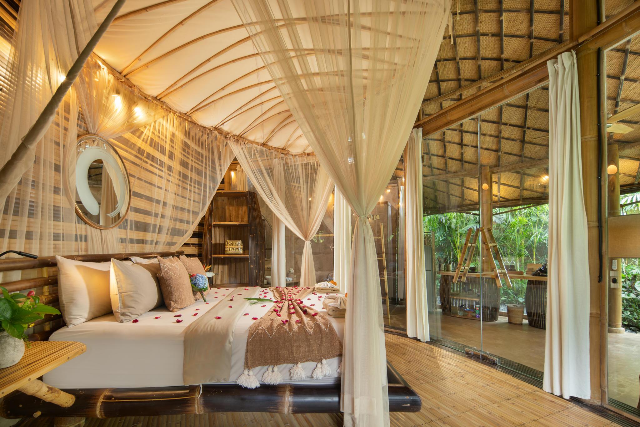 Bamboo, Garden, House