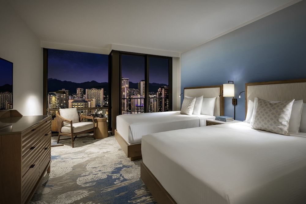 STANDARD, TWIN BEDS, WAIKIKI VIEW