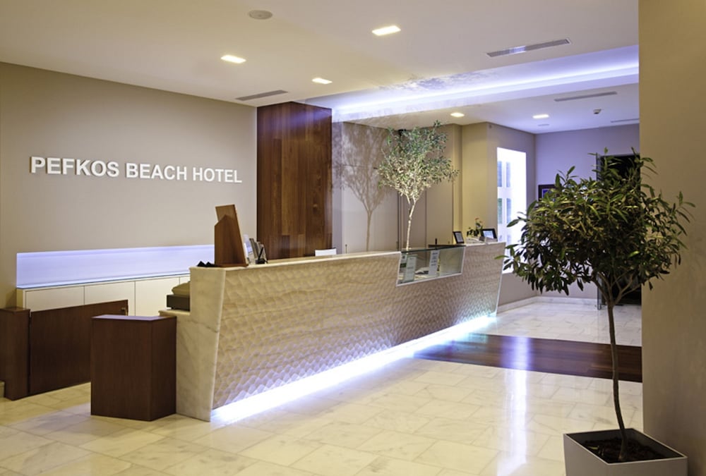 Lobby at Pefkos Beach, Pefkos