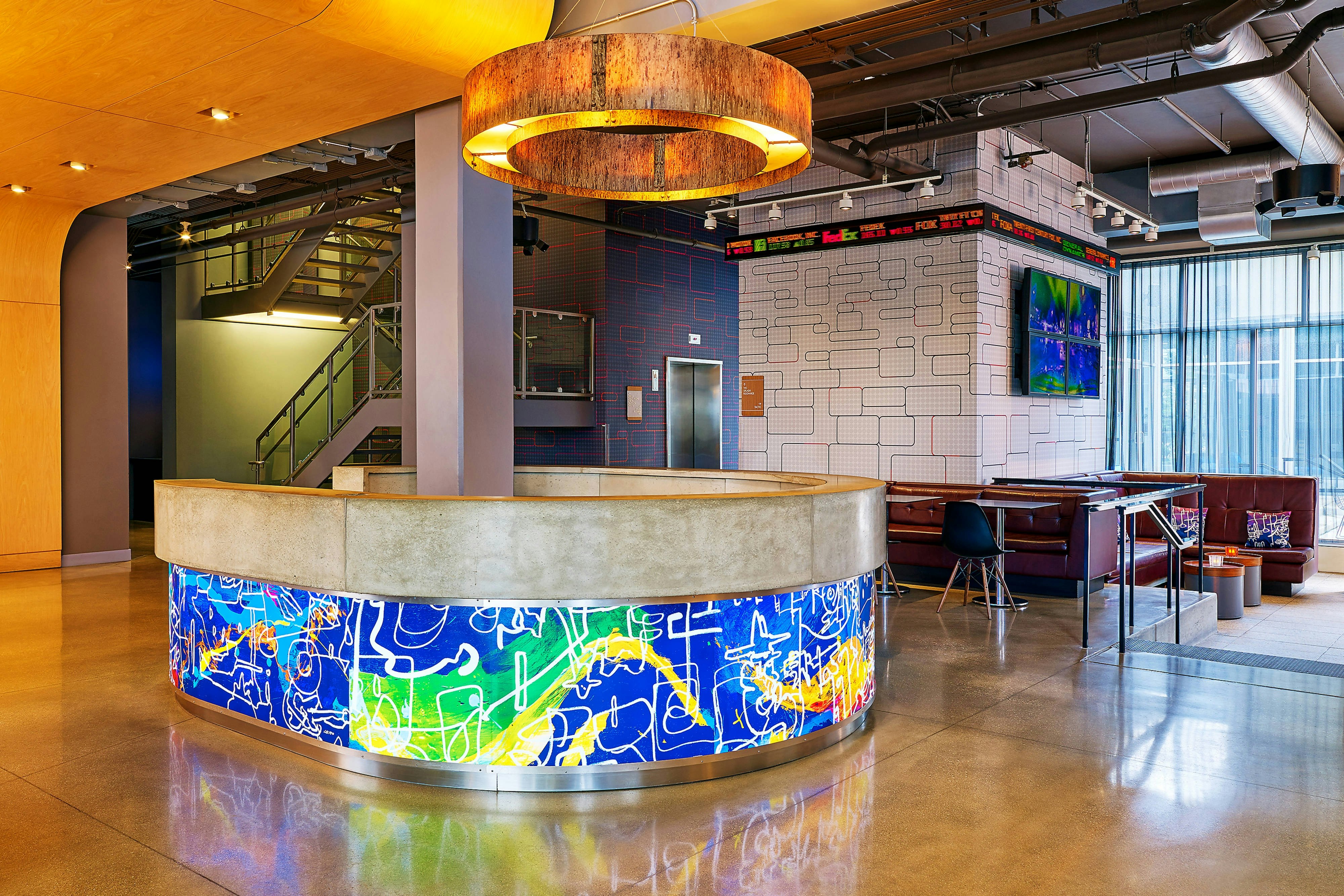 Lobby at Aloft Chicago O'hare, ROSEMONT - IL