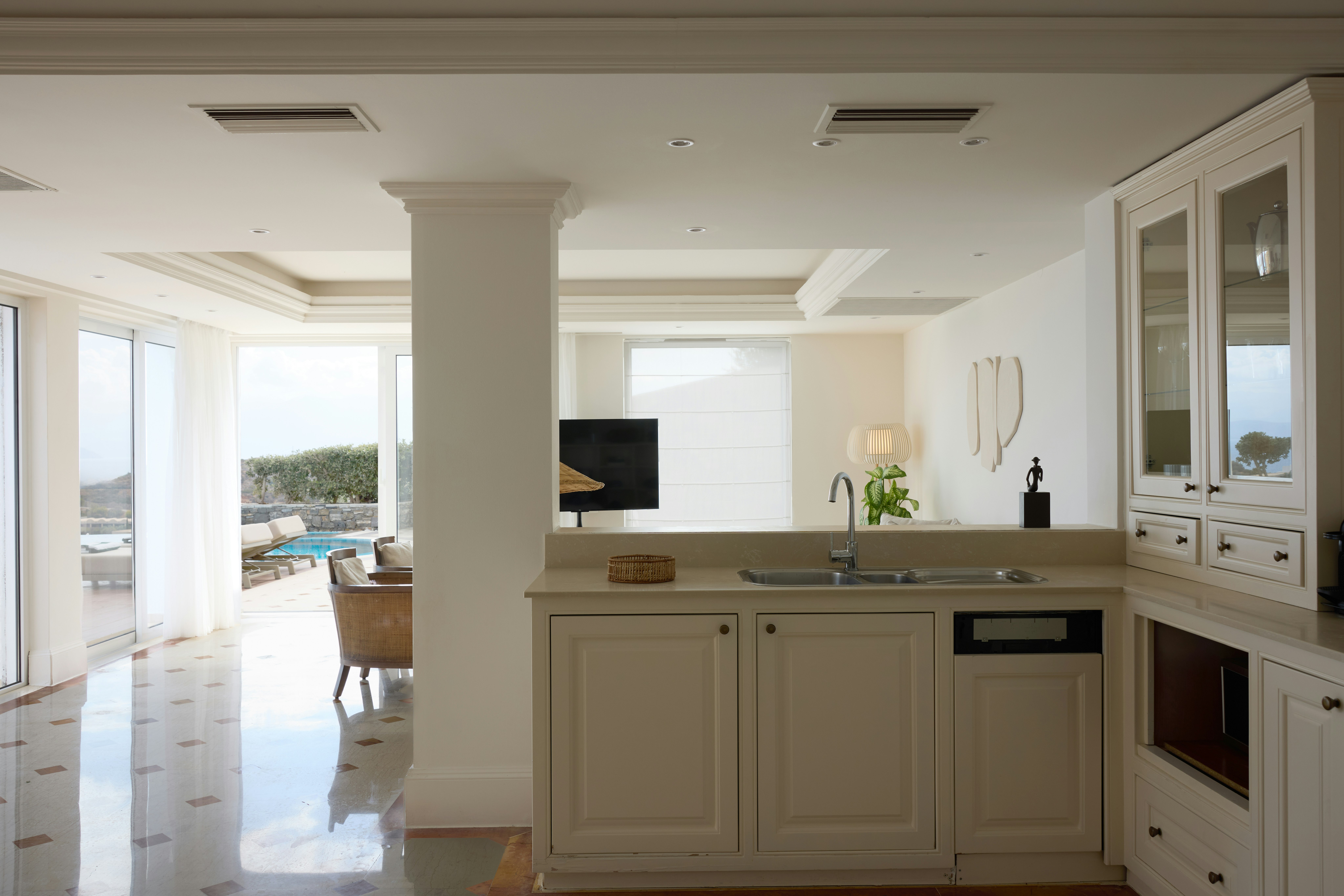Lobby at Elounda Gulf Villas, AGIOS NIKOLAOS