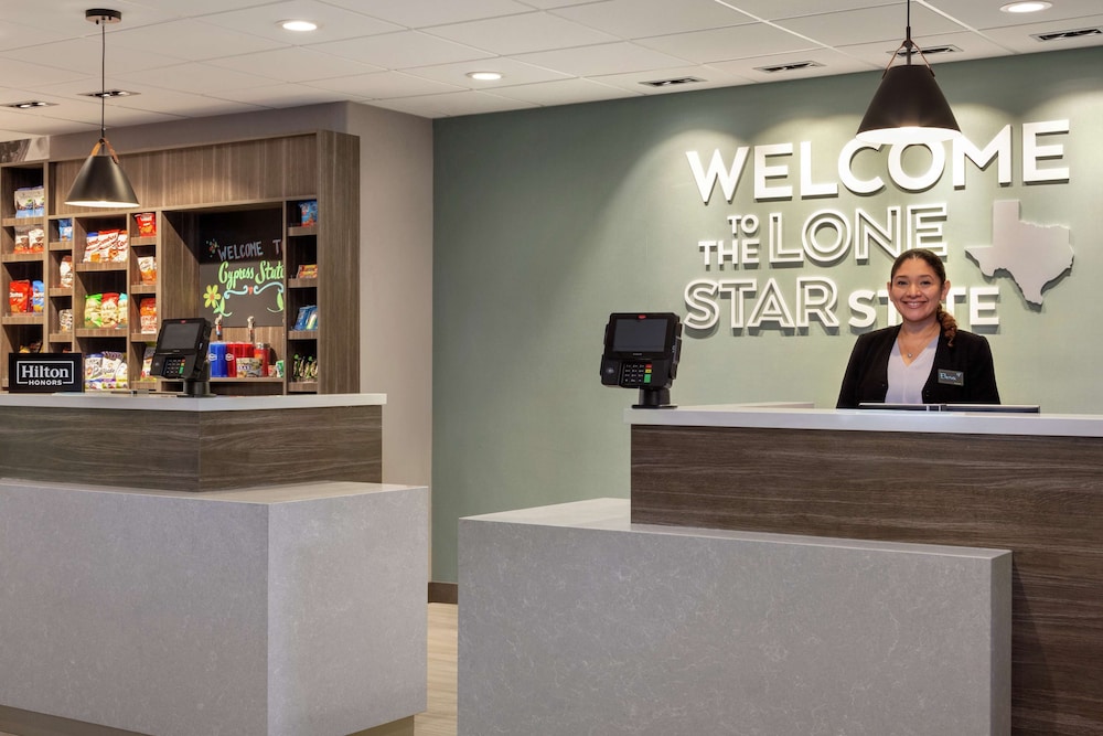 Lobby at Hampton Inn & Suites Houston-Cypress Station, HOUSTON - TX