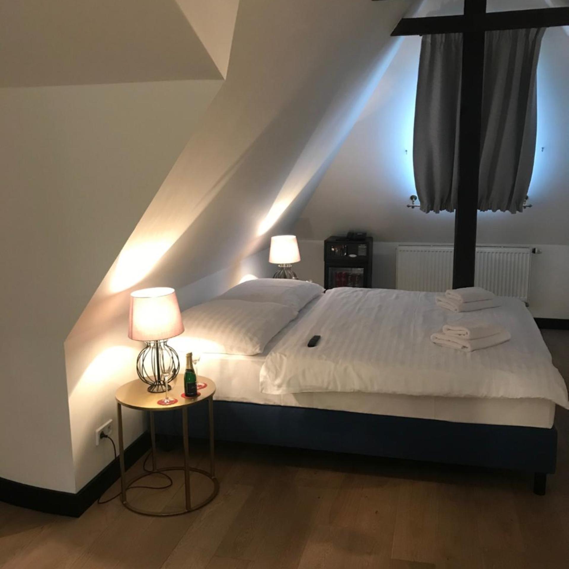 Room, Double Bed, Attic