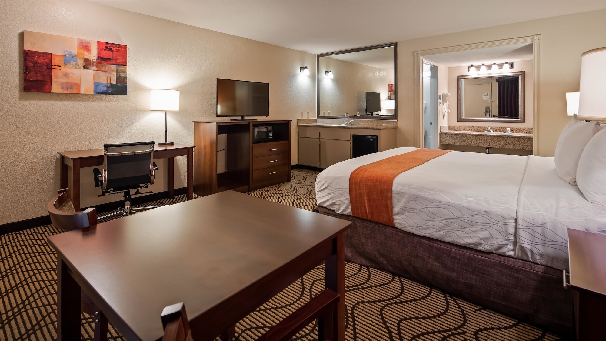 غرفة ديلوكس بسرير كينج، Best Western Roseville Inn 9/10