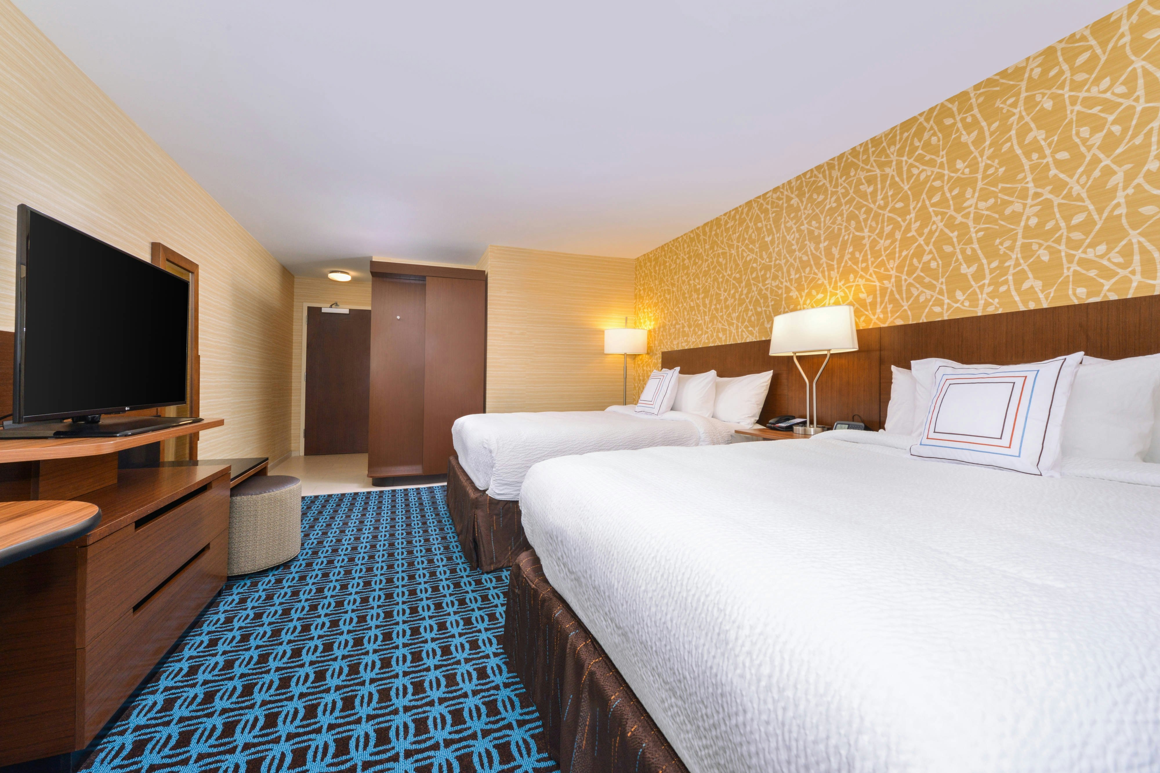 غرفة بسريرين كوين، FAIRFIELD INN & SUITES CORALVILLE 2/4
