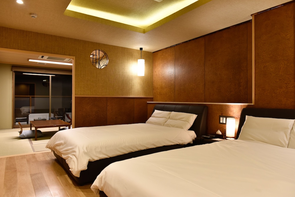 Japanese Western, 2 Double Beds, 2 Futon Beds, Indoor Bath, Main Building