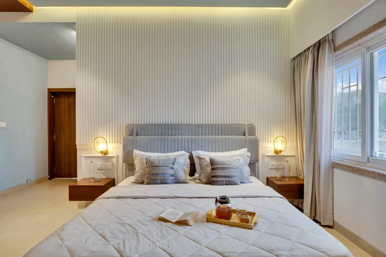 Room at ELIVAAS 3 BHK Villa with Pvt Pool Shourya Bliss, UDAIPUR