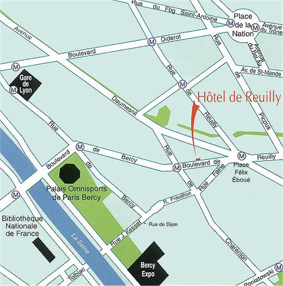 Hotel Le Quartier Bercy Square in PARIS