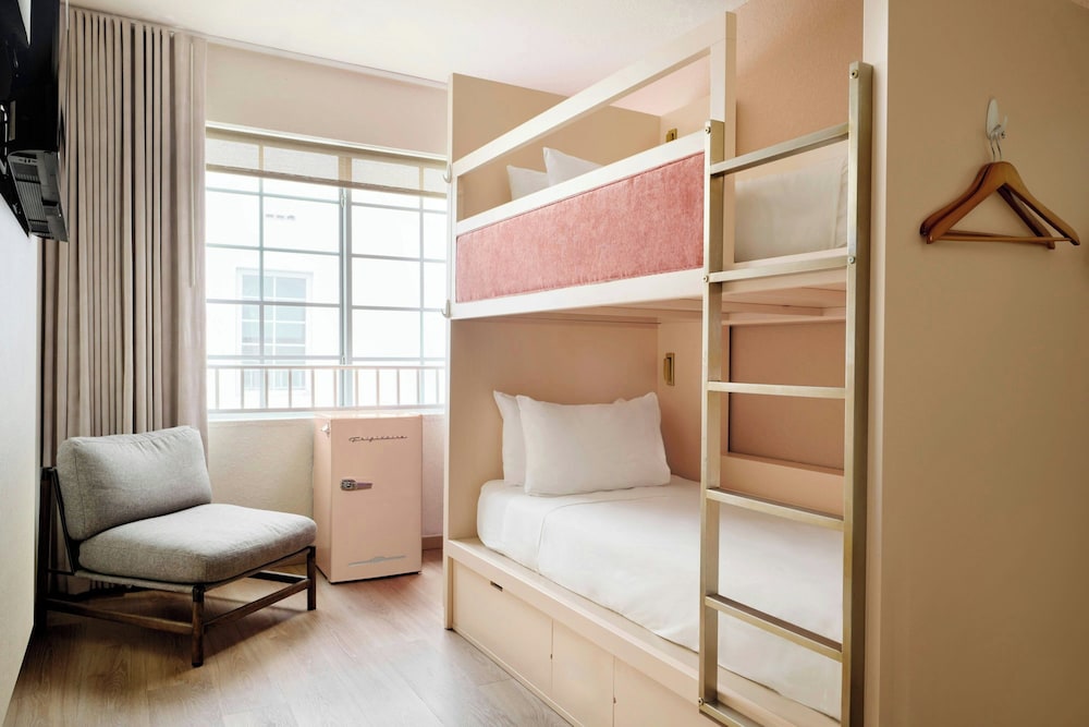 Room, Bunk Bed, Pool View
