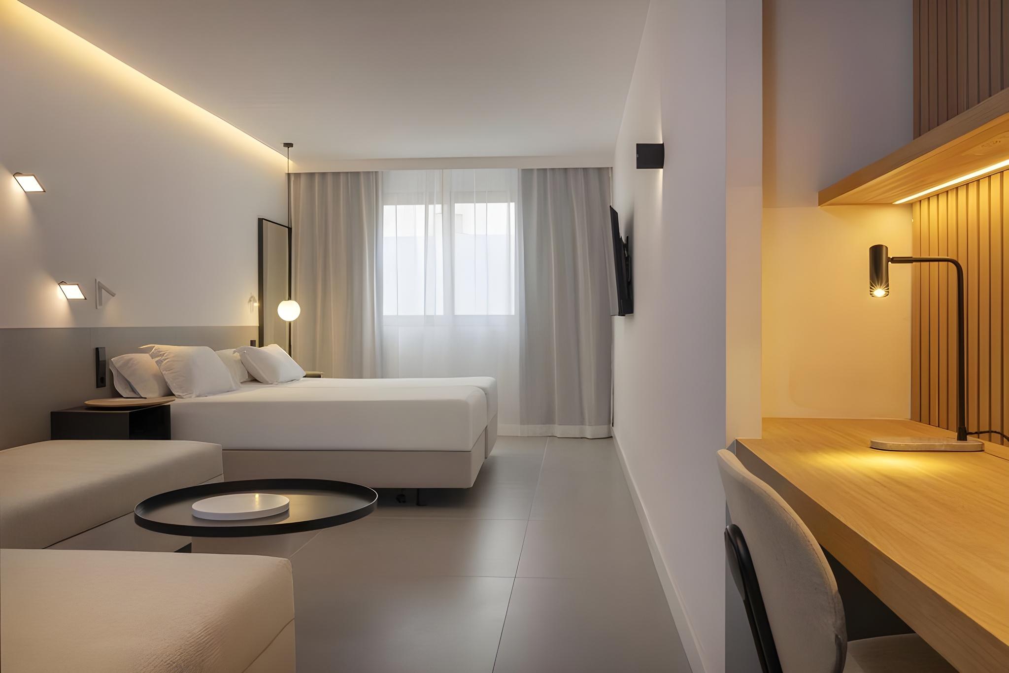 Room, Double Bed, Living Area