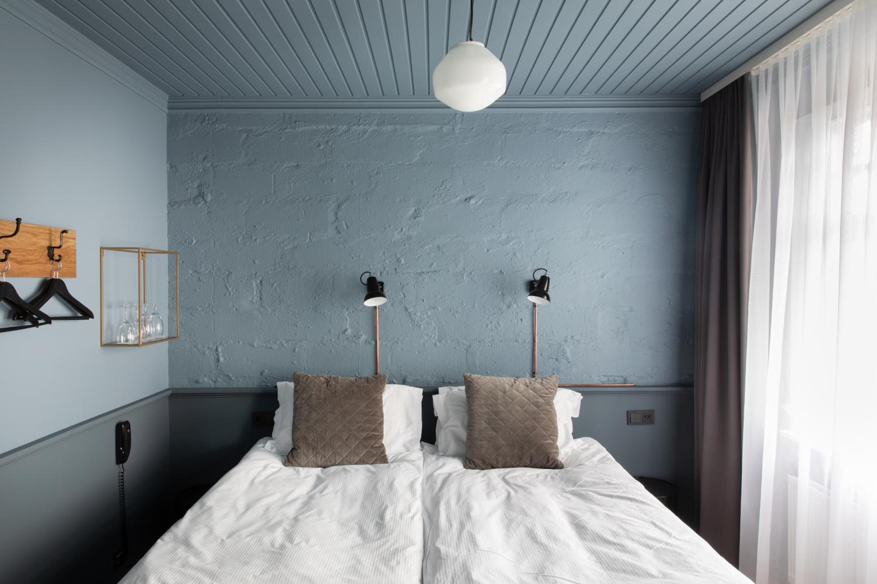 غرفة بسرير مزدوج أو سريرين منفصلين، Hotel Odinsve 9/10