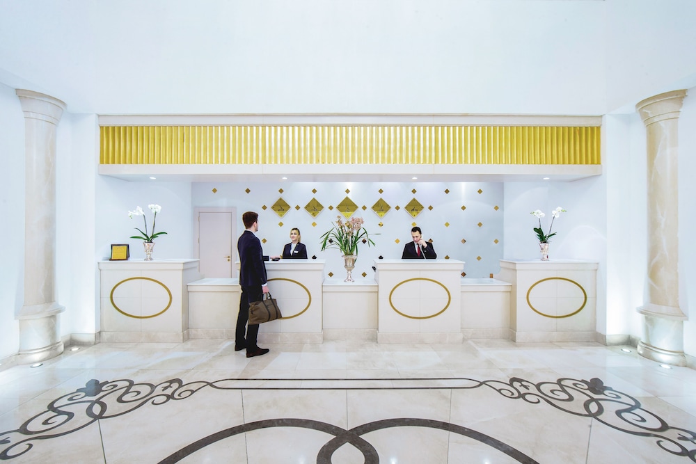Lobby at Qafqaz Riverside Resort Hotel, GABALA