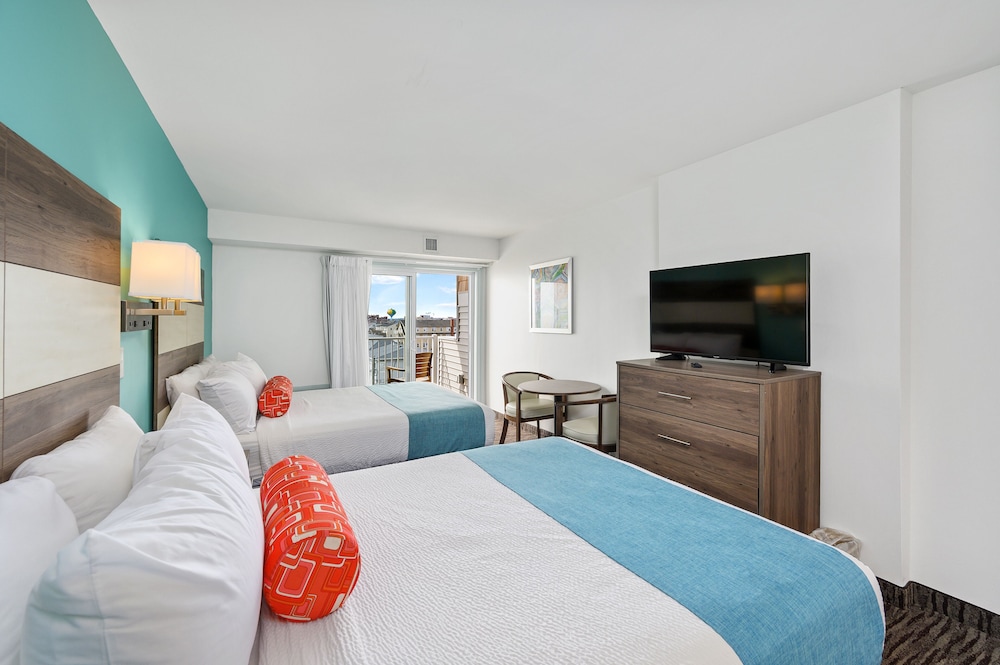 ROOM, 2 DOUBLE BEDS, SIDE OCEAN VIEW, BALCONY, KITCHEN