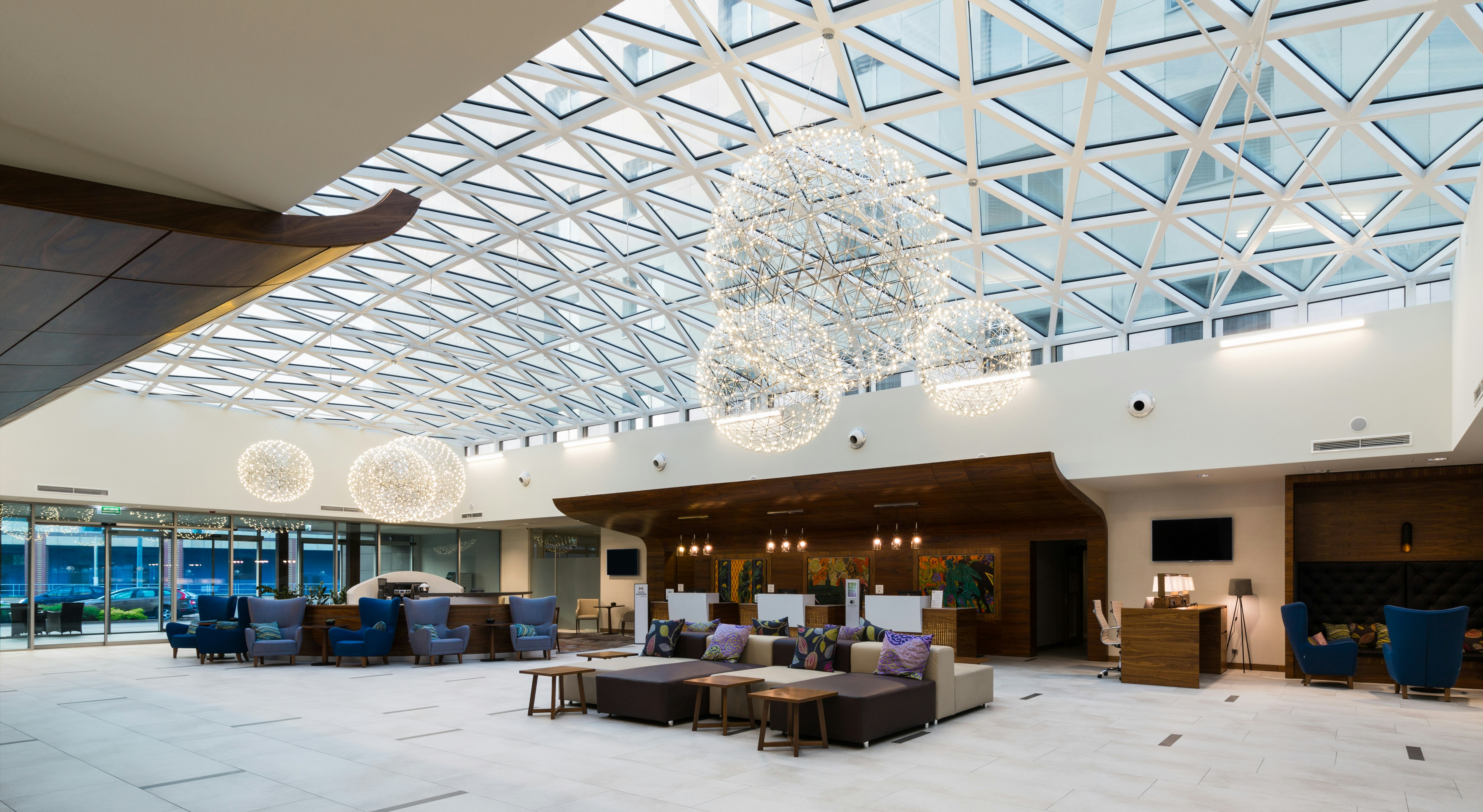 Lobby at DoubleTree by Hilton Krakow Hotel & Convention Center, KRAKOW
