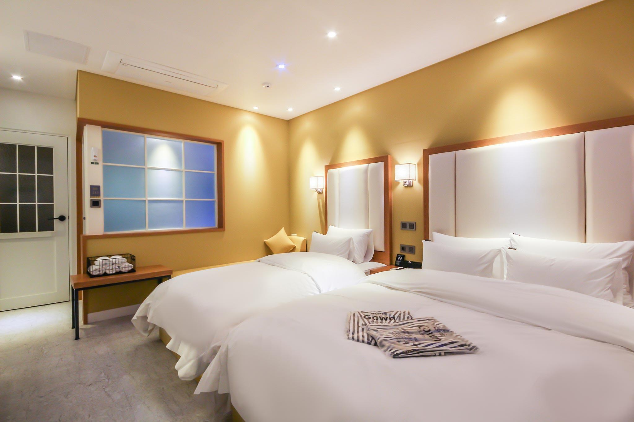 Ava, Premium, Deluxe, Twin Beds, Double and Single Bed