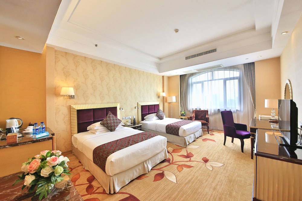 غرفة ديلوكس بسريرين منفصلين بإطلالة على المدينة، Xinhui Country Garden Phoenix Hotel 9/10
