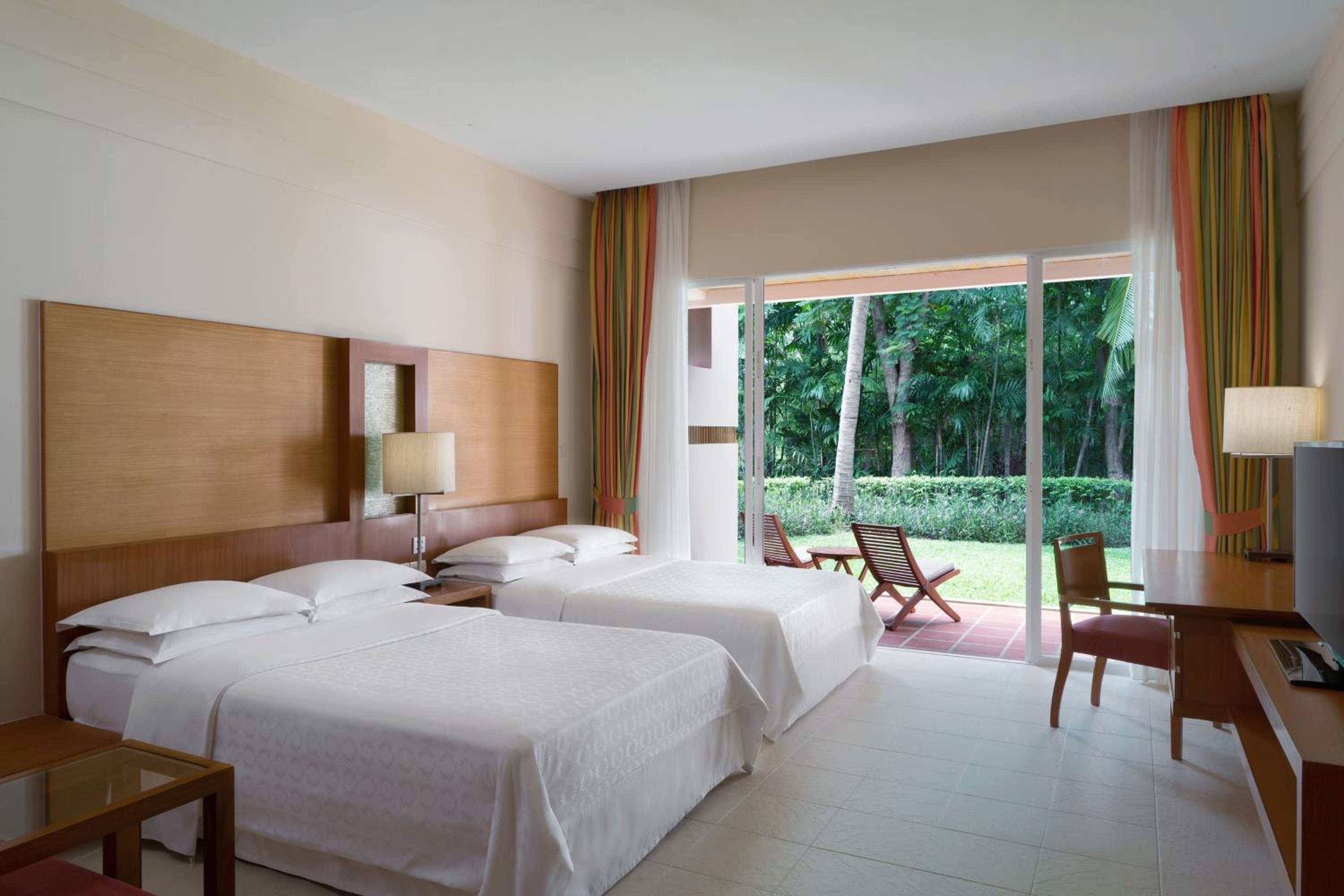 Guest Room, 2 Double Beds, Terrace, Garden Floor