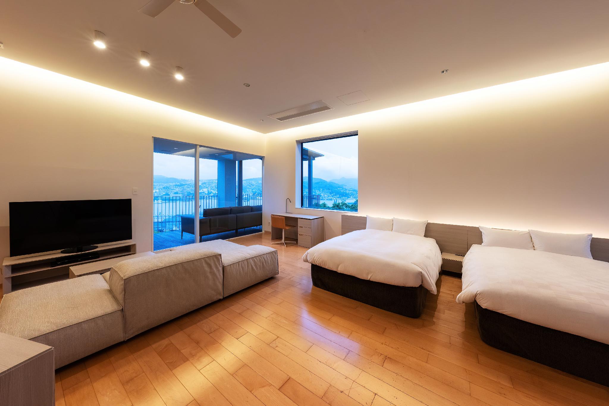 Tower, Deluxe, Twin Beds, Ocean View