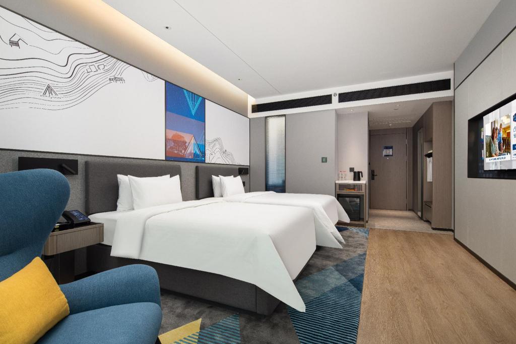 غرفة سوبيريور بسرير مزدوج، Hampton by Hilton Hangzhou Liangzhu 2/2