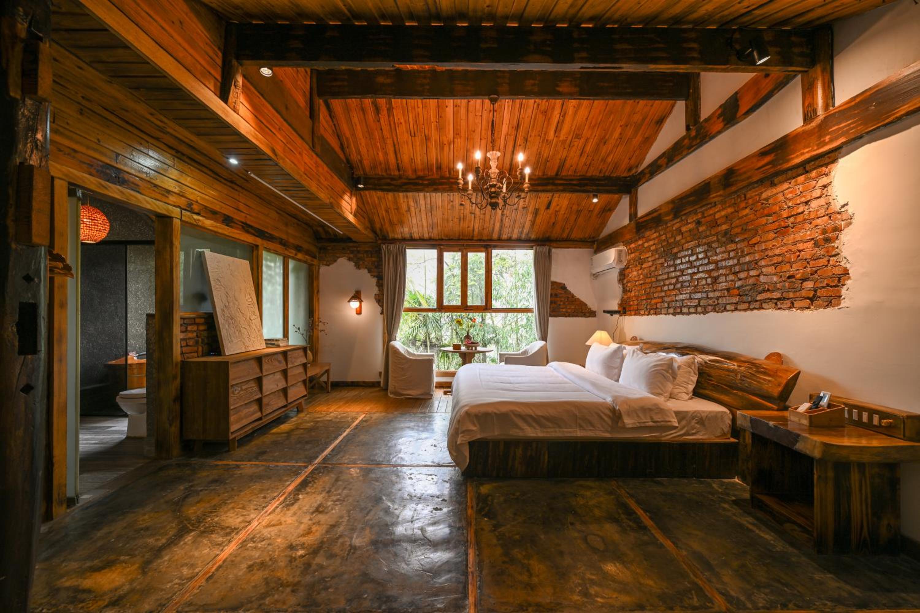 Room, King Bed, Queen Bed, Garden View