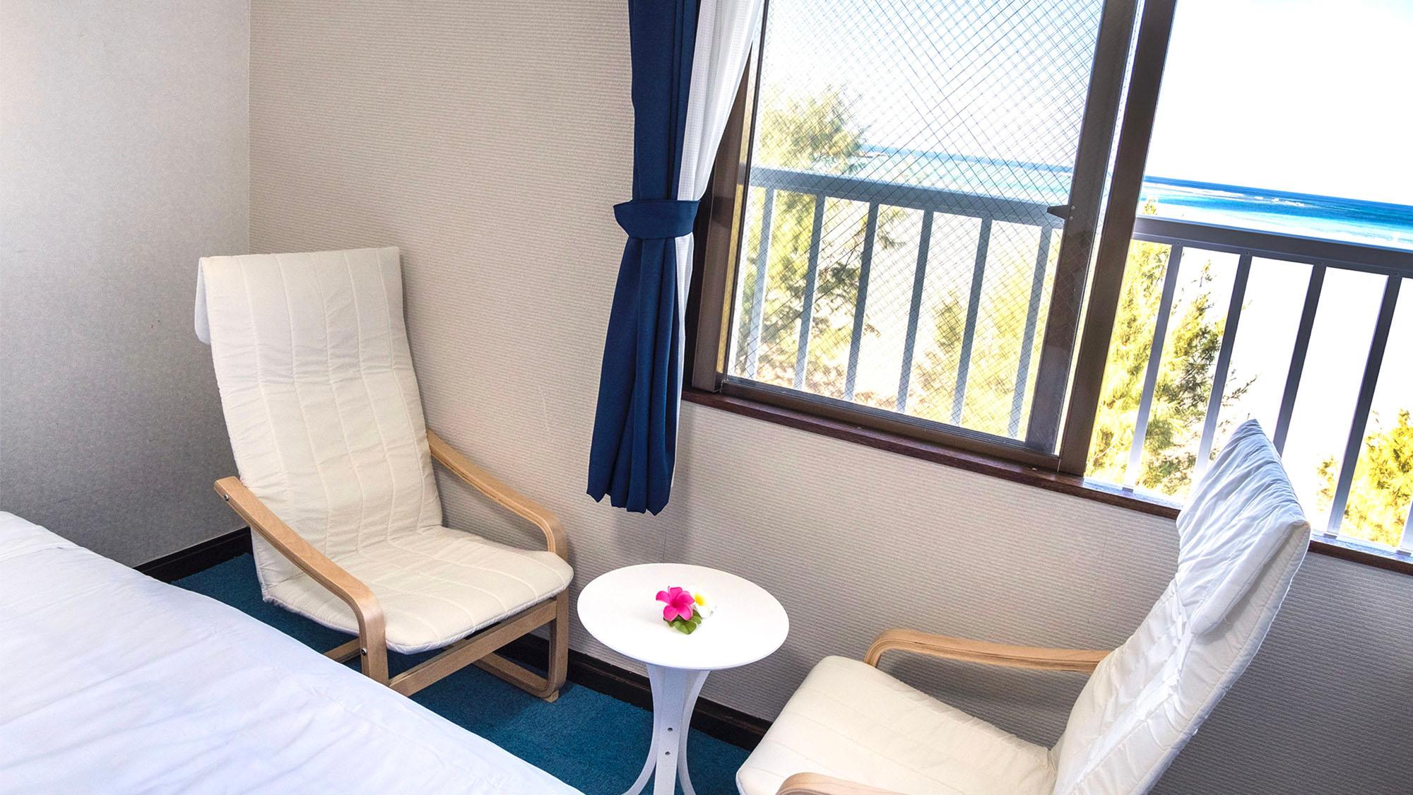 Ocean, Standard, Twin Beds, Ocean View