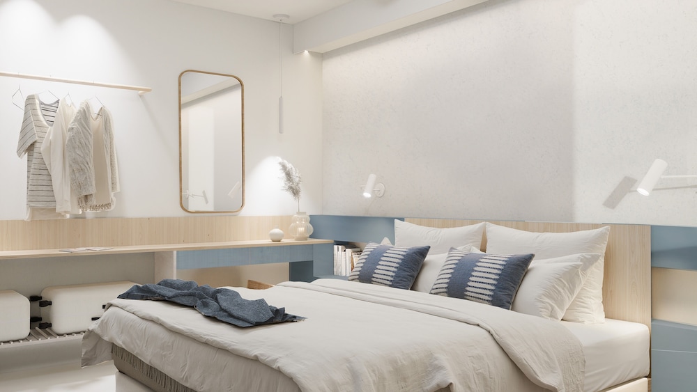 1 Bedroom, Apartment, Twin Beds, Lateral Side Sea View, Sofa