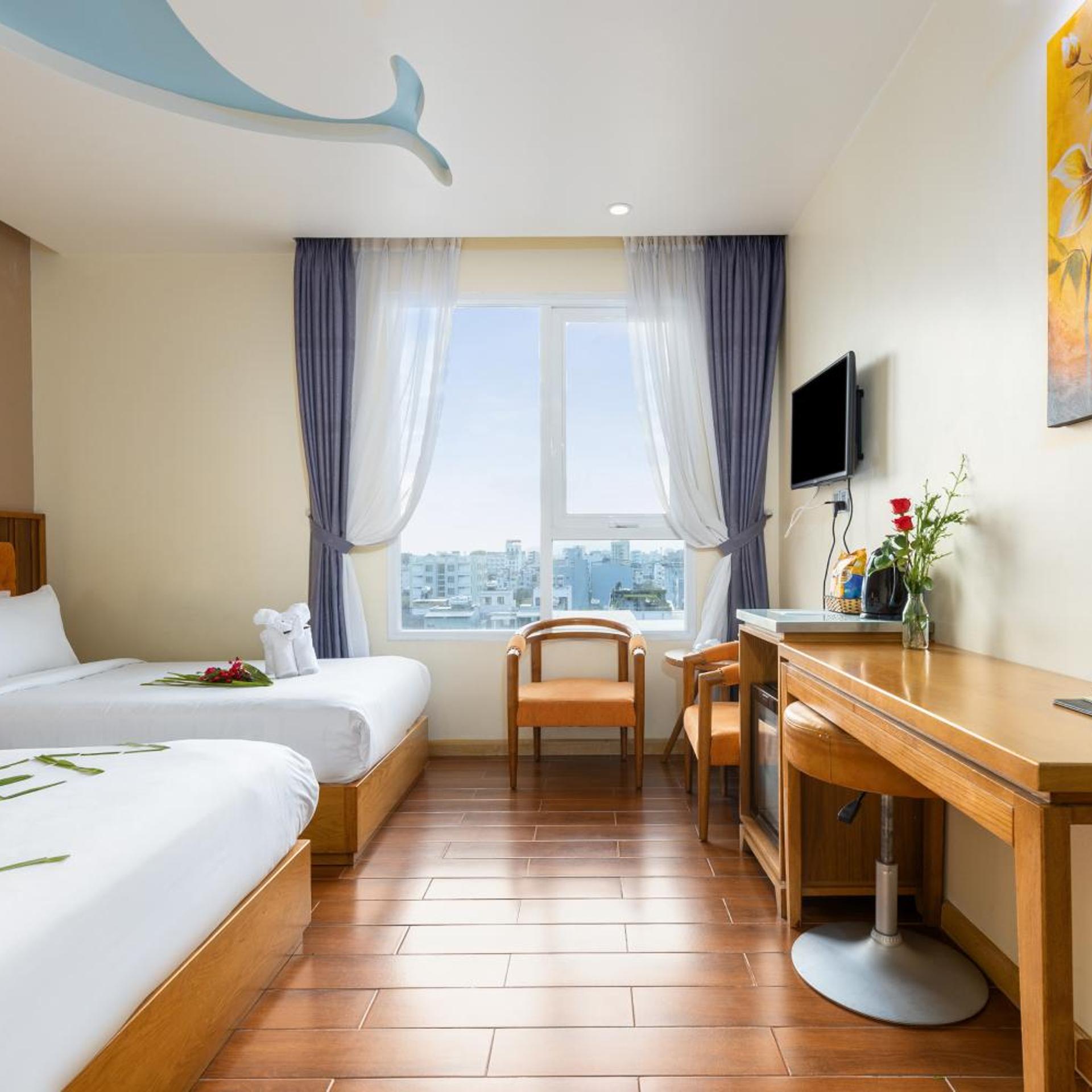غرفة عائلية بإطلالة على المدينة، Sea Queen Hotel 5/10
