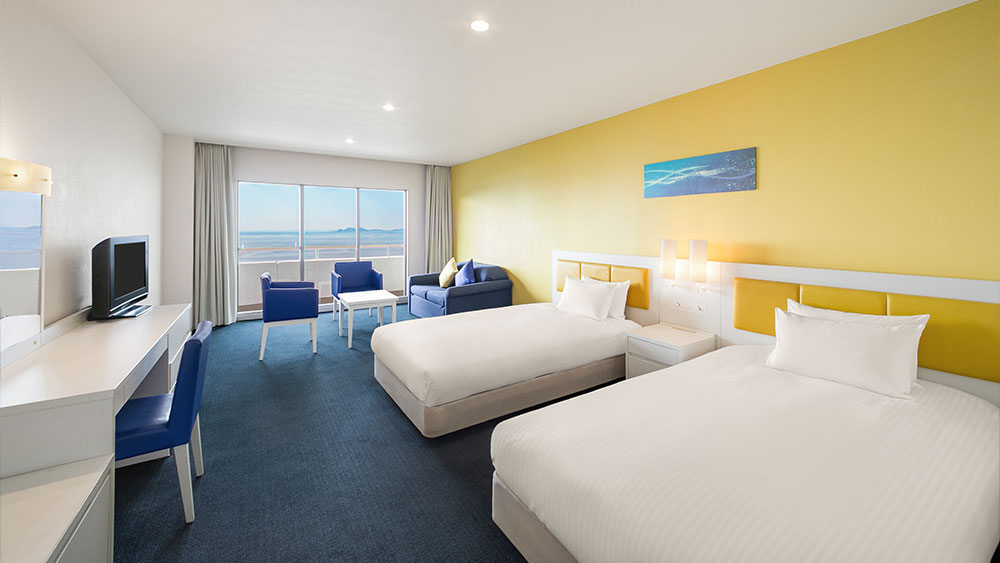 Style, Mediterranean, Standard, Twin Beds, with Extra Bed, Ocean or Sea View