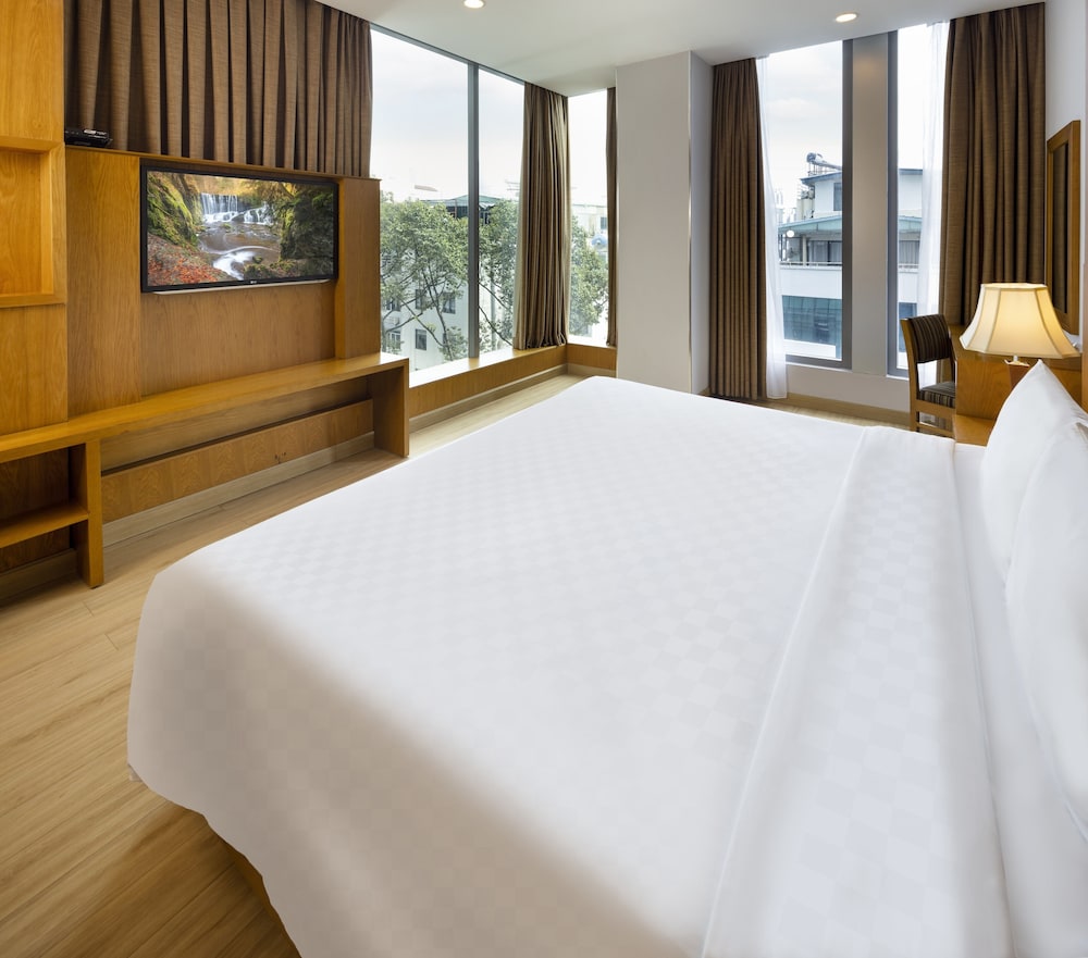 جناح عائلي بإطلالة على المدينة، Edenstar Saigon Hotel 4/9