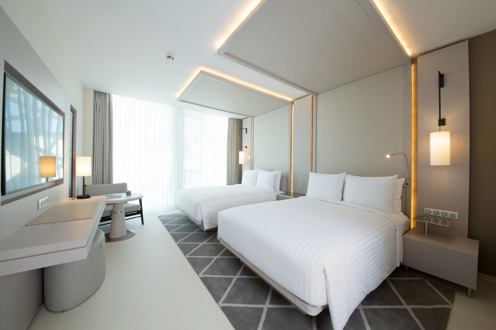 Premium, Twin Beds, City View