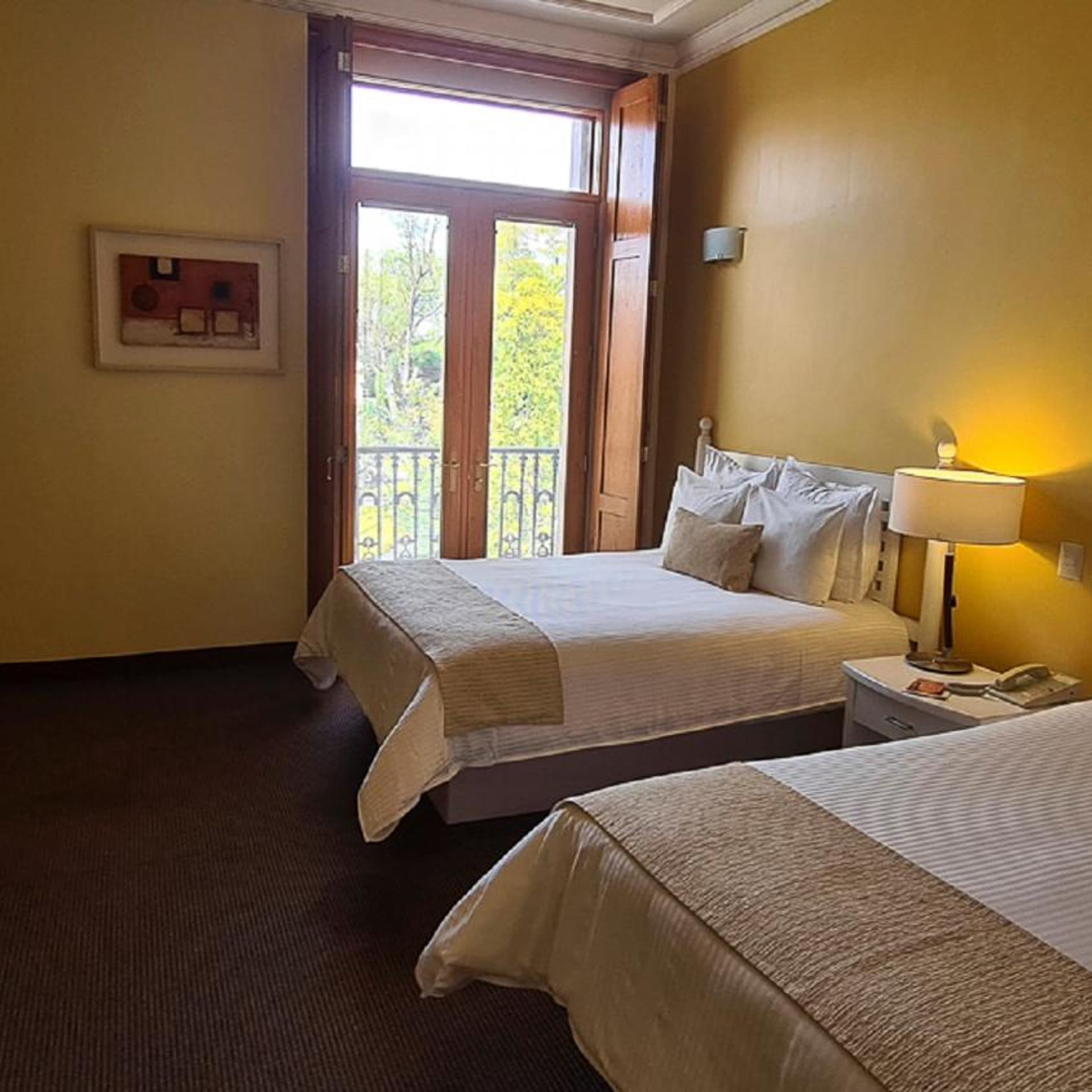 Room, Twin Beds, City View
