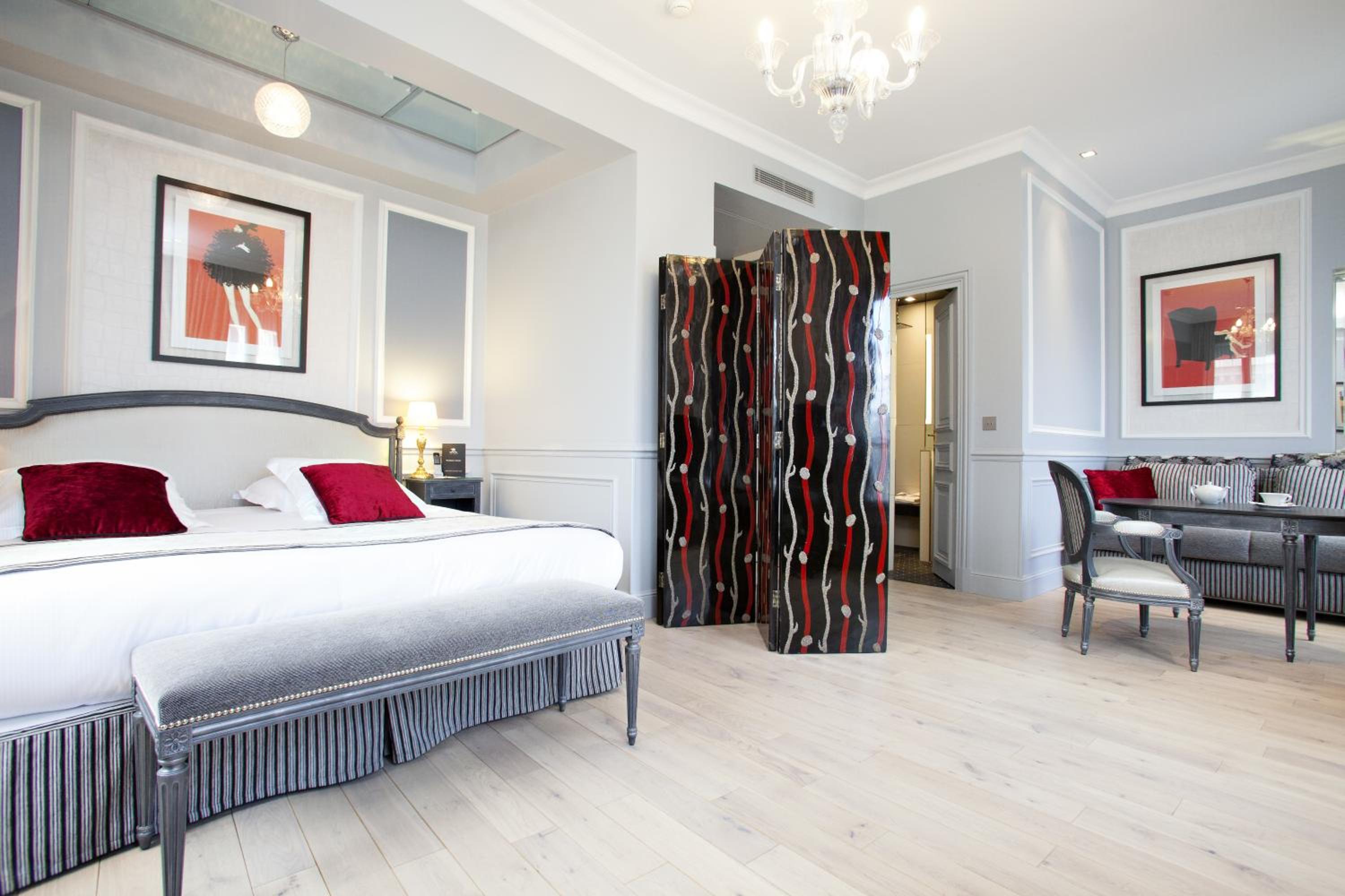 جناح بريستيج مع أريكة، Maison Albar Hotel Paris Champs Elysees 7/10