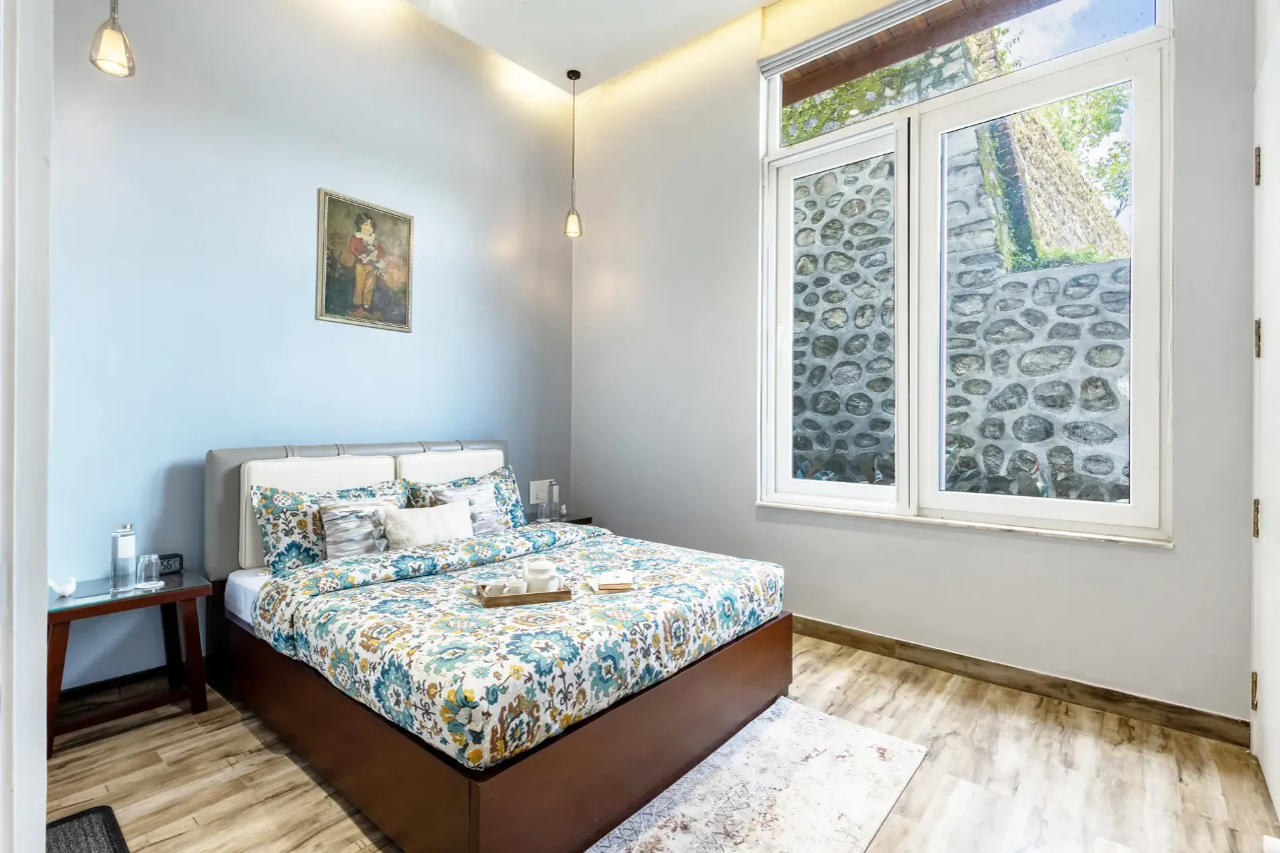 Room at ELIVAAS 3 BHK with Terrace Near Lake View Antarmann Casa Mirage, NAINITAL