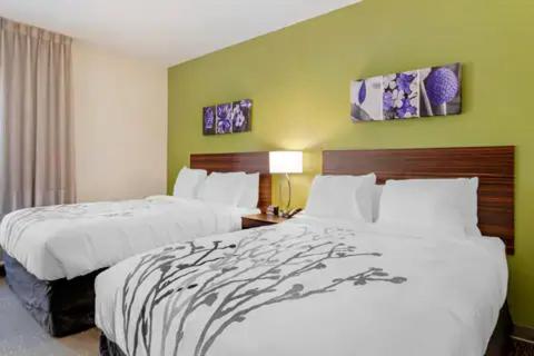 غرفة رباعية بسريرين كوين لذوي الإعاقة، Sleep Inn & Suites Liberty TX 3/4