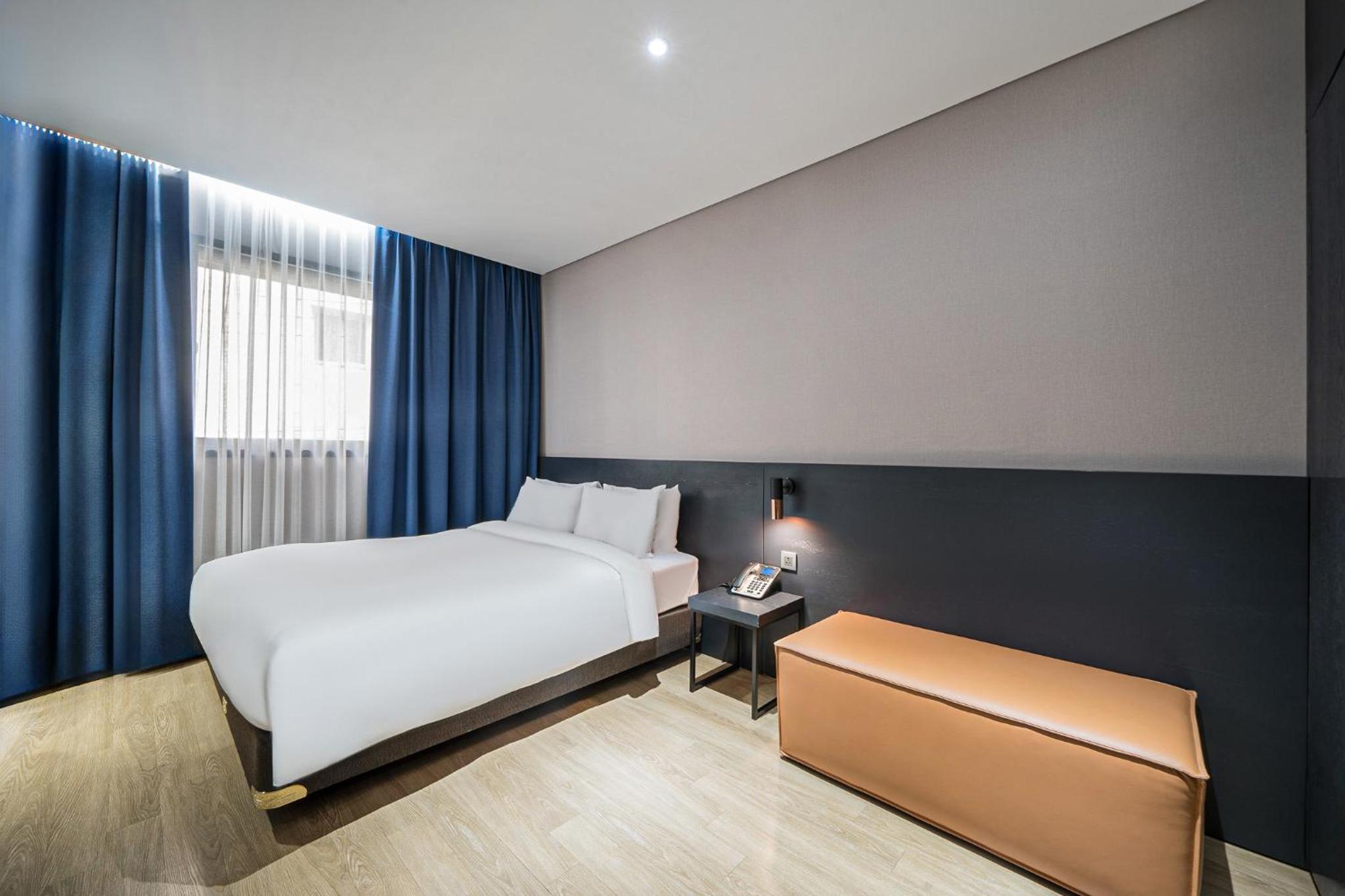 غرفة بسرير مزدوج لذوي الإعاقة، Rivertain Hotel Gyeongju 7/10