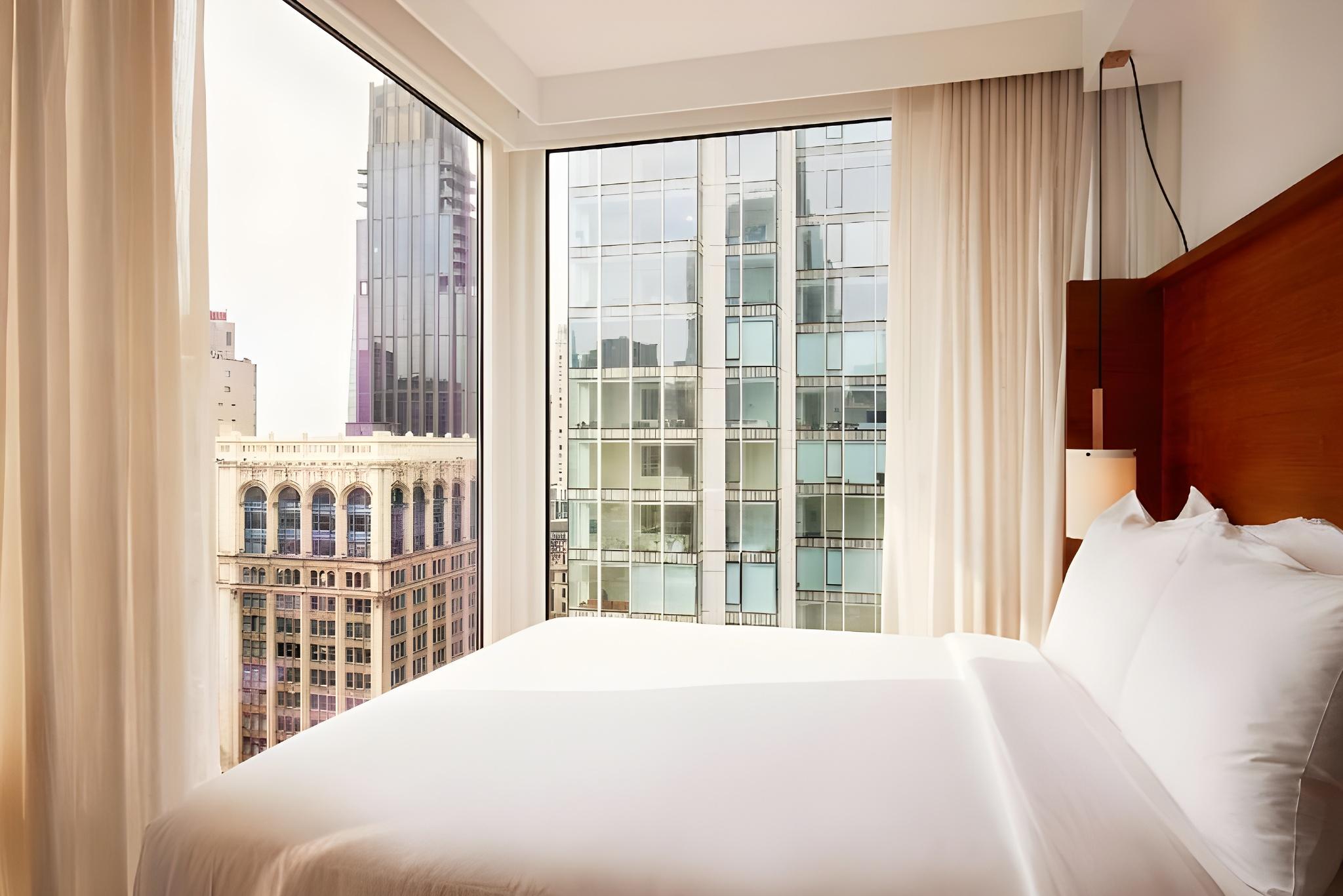 Room, Double Bed, Sky View