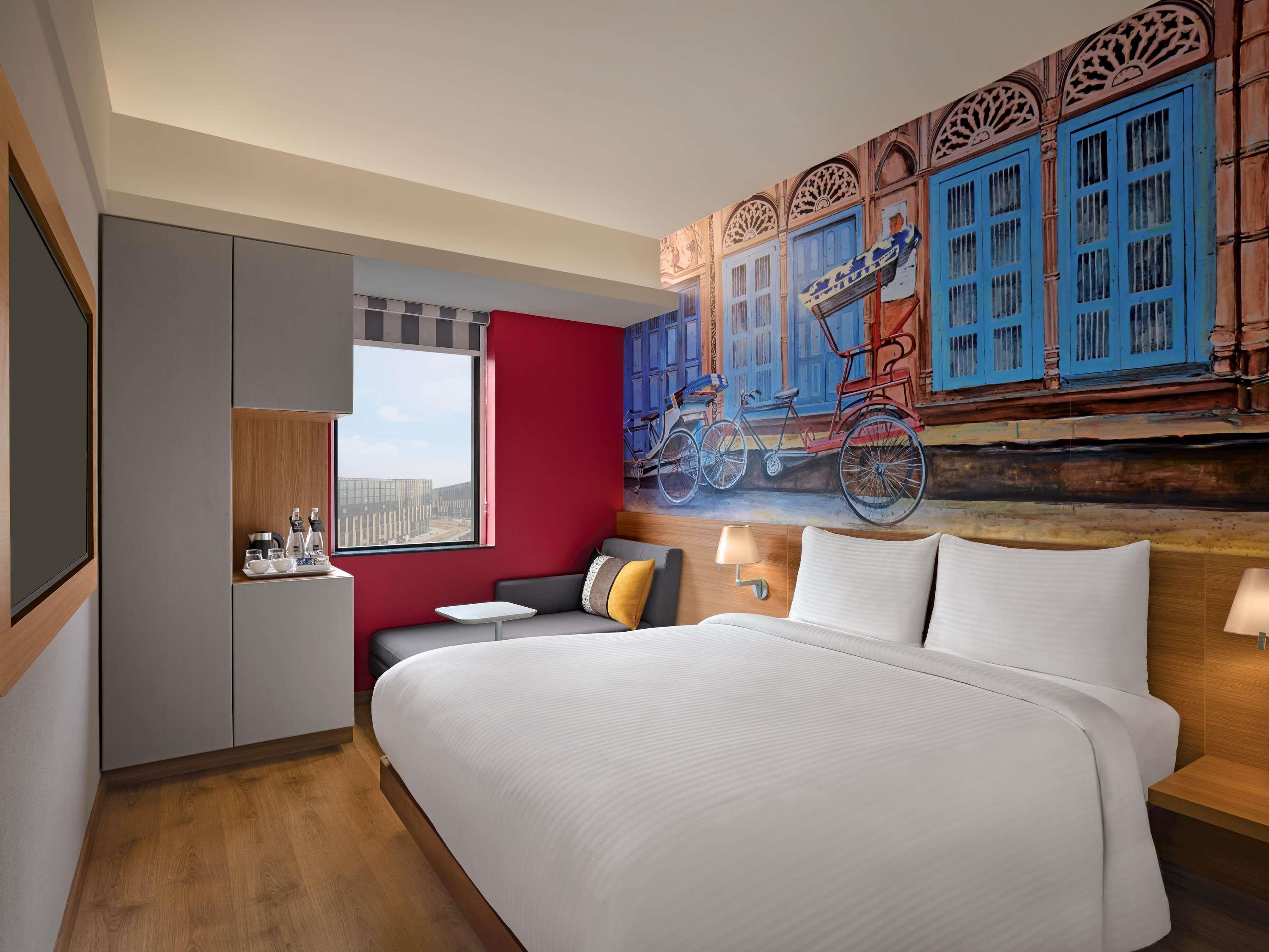 غرفة ديلوكس بسرير كوين، Ibis Delhi Airport 5/8
