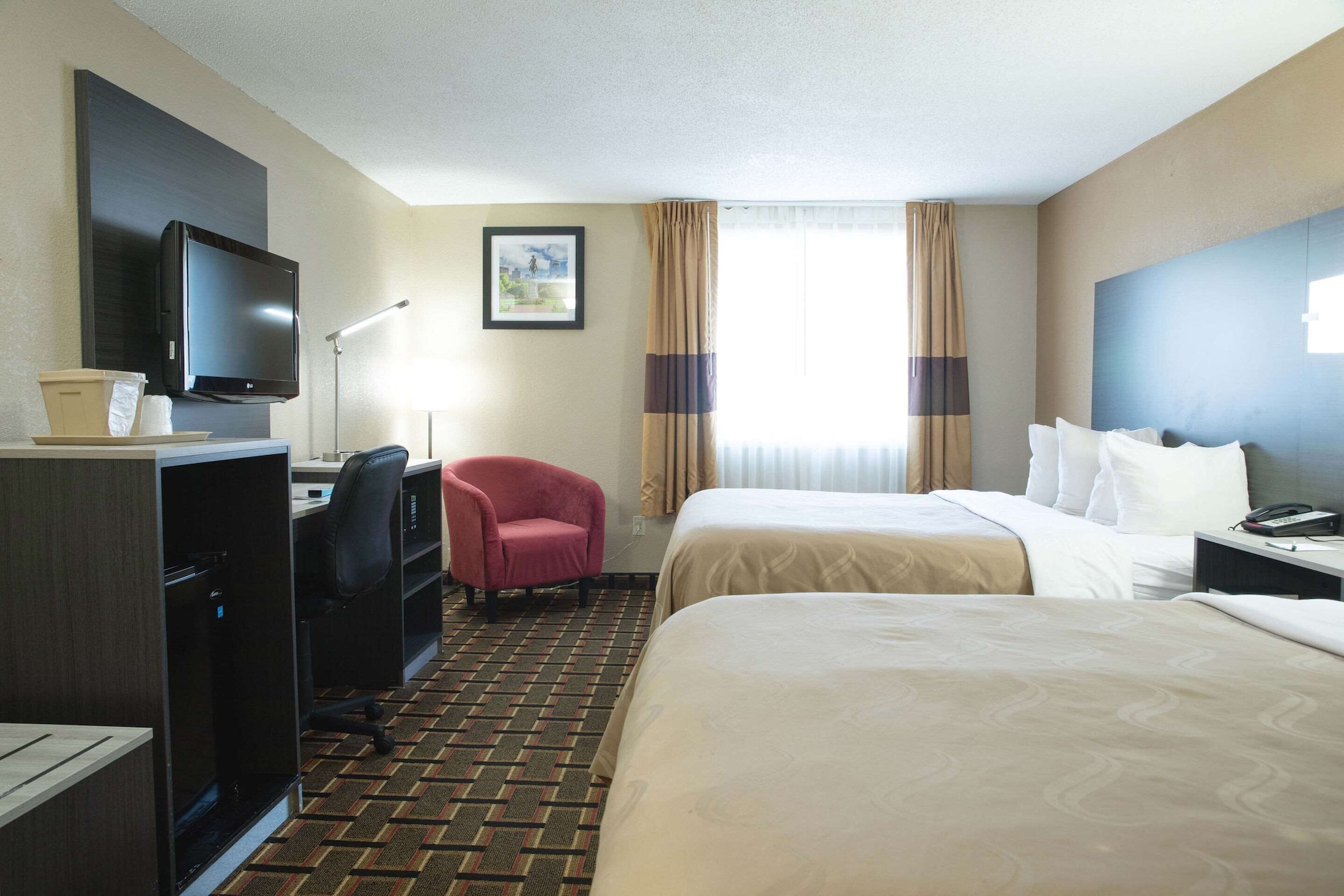غرفة قياسية بسريرين كوين، Quality Inn Raynham - Taunton 3/10