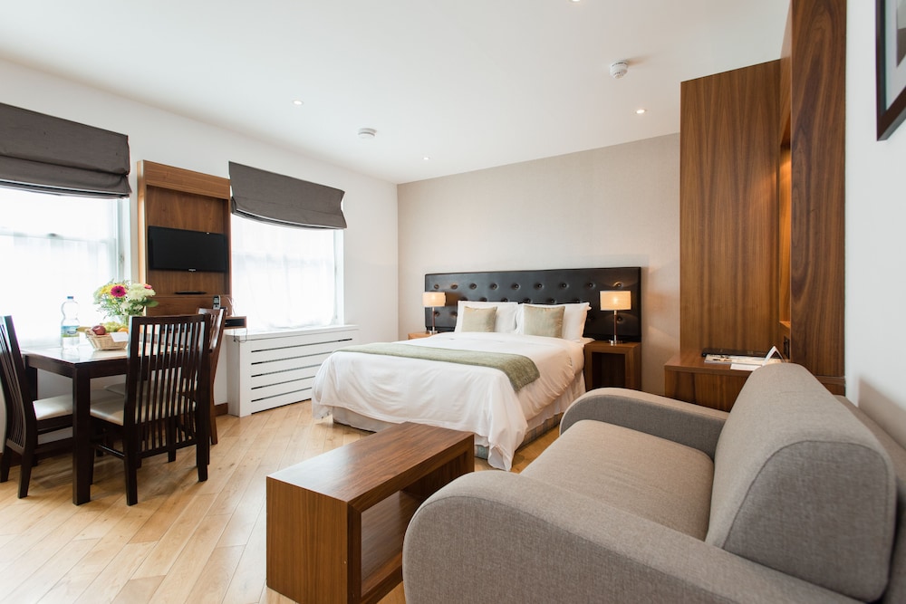 استوديو ديلوكس بسرير مزدوج مع أريكة، Presidential Apartments - Kensington 3/7