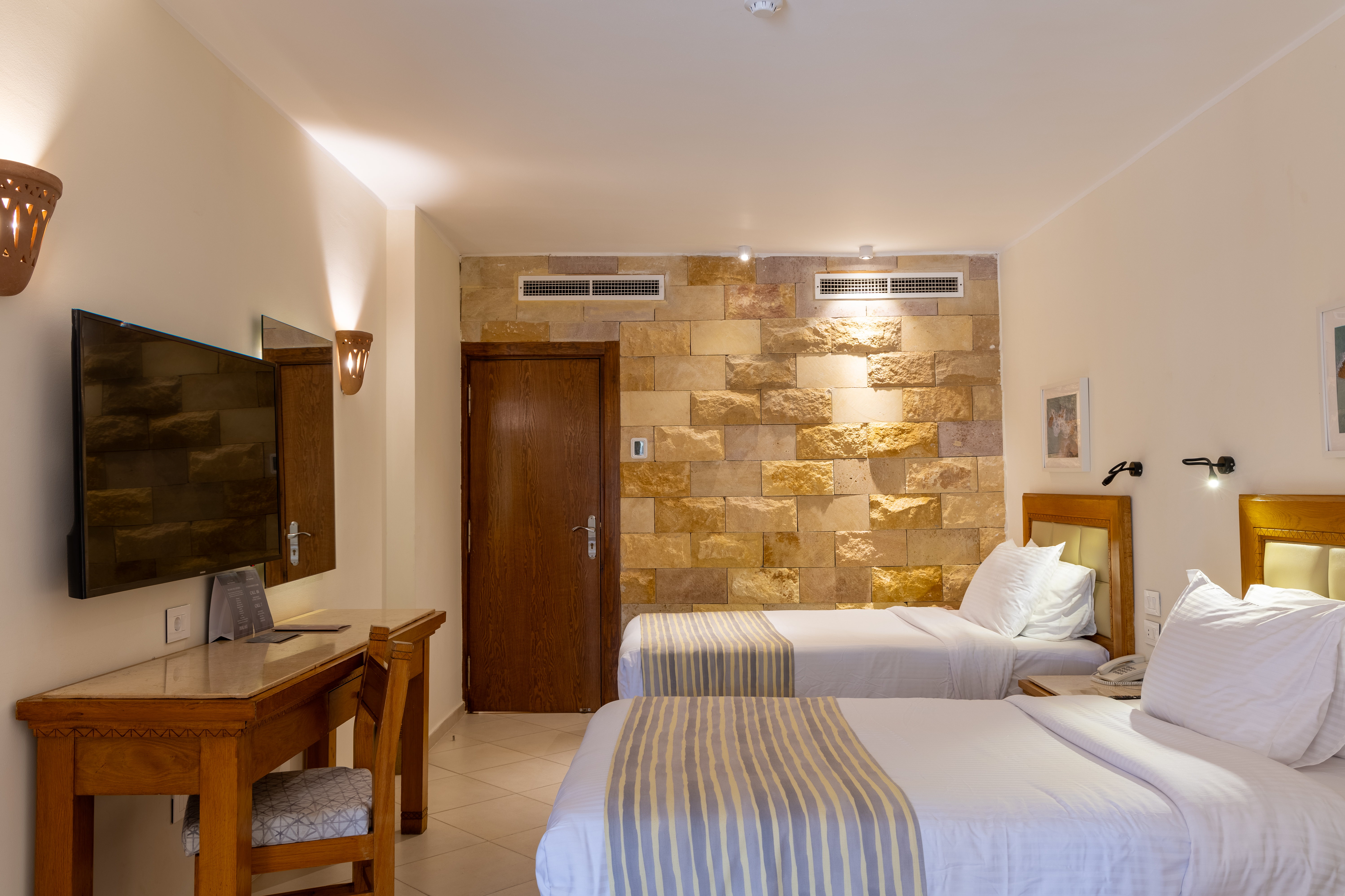 غرفة عائلية بإطلالة على الحديقة، Fort Arabesque Beach Resort 3/3